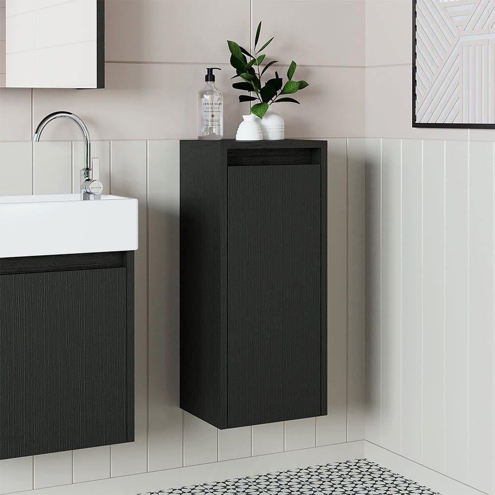 Roomart Badmöbel-Set Badezimmer Seitenschrank hängend 70 cm, 2 Fächer, 5 Farben, Soft-Close, (Roomart, Badezimmermöbel, Seitenschrank, Badregal, in 4 Farben), Soft-Close, kompaktes Design