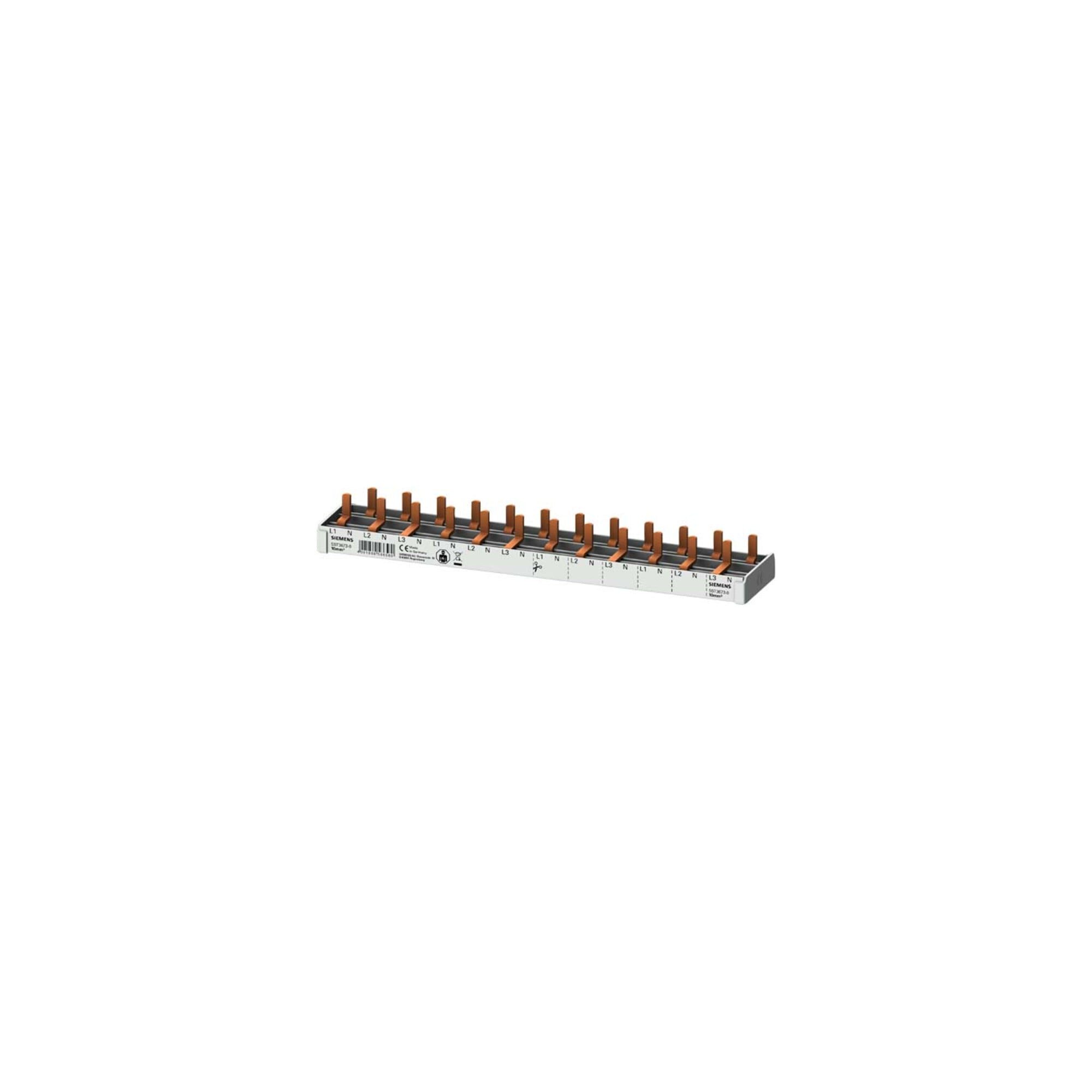 SIEMENS Sicherungshalter Siemens Indus.Sector Stiftsammelschiene 10qmm, 12TE 5ST3673-0