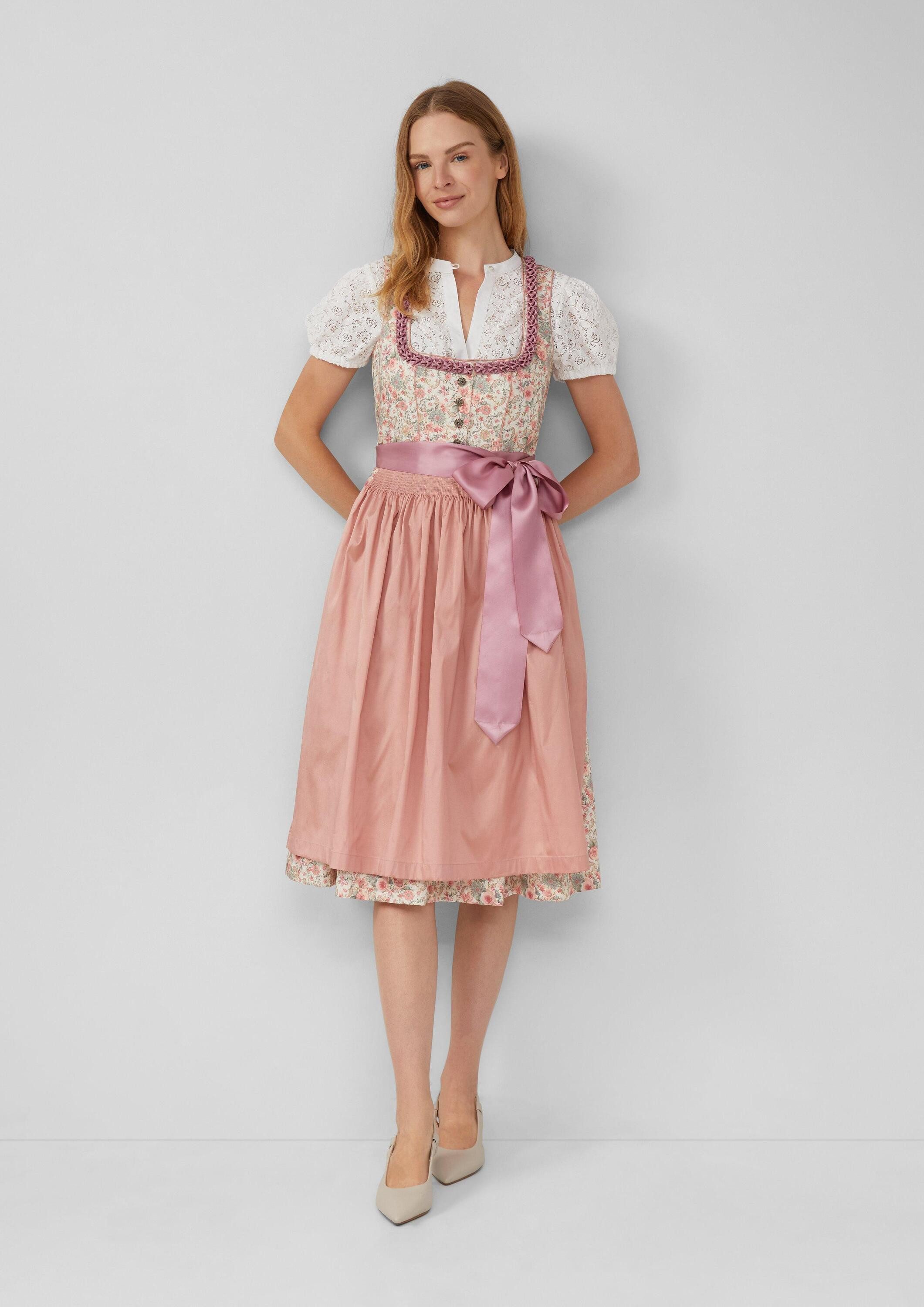 s.Oliver Midikleid Kleid Verspieltes Dirndl mit günstig online kaufen