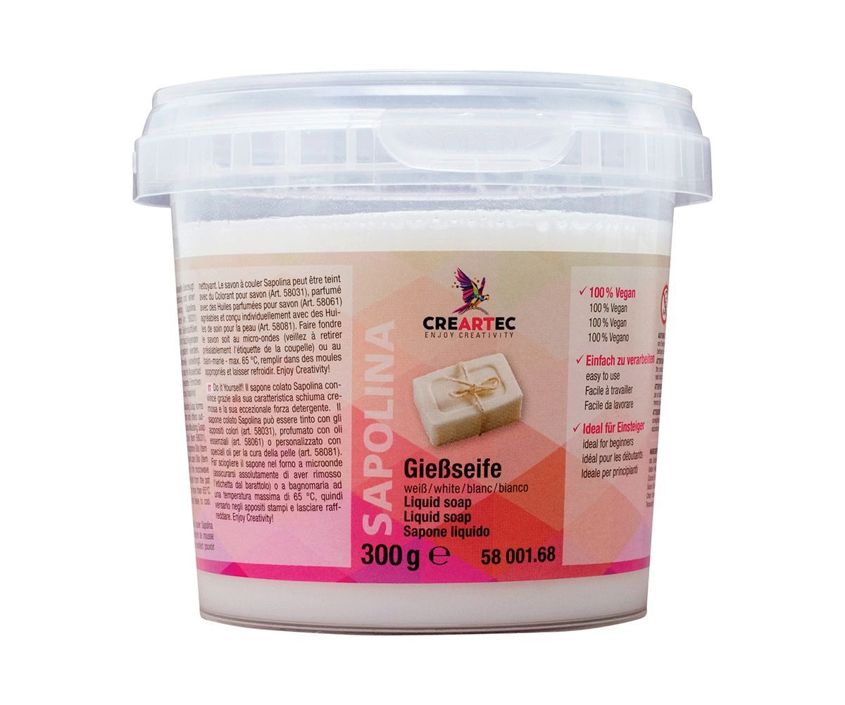 Seifen-Set Sapolina Gießseife Weiß - 300g