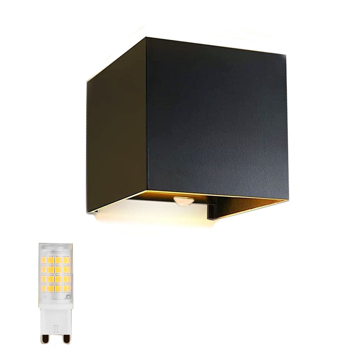 oyajia Wandleuchte 6W LED Aluminium Wandleuchte günstig online kaufen