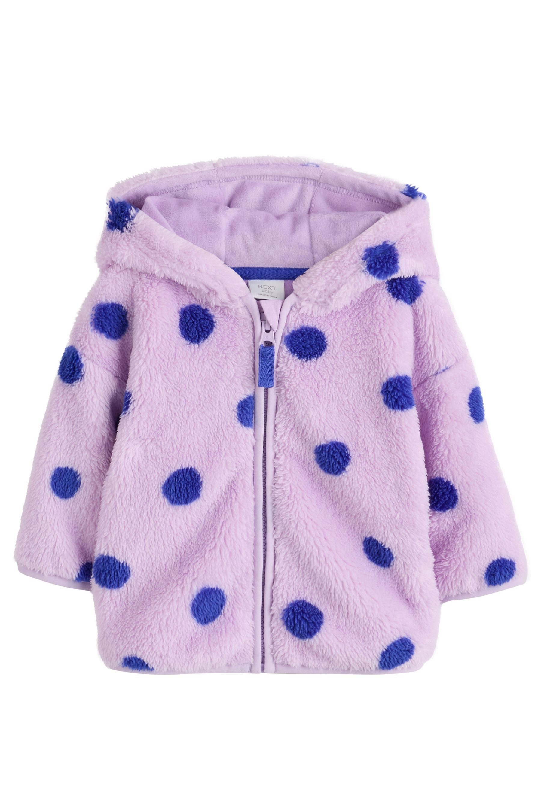 Next Fleecejacke Kuschelige Baby Jacke aus Fleece (1-St)