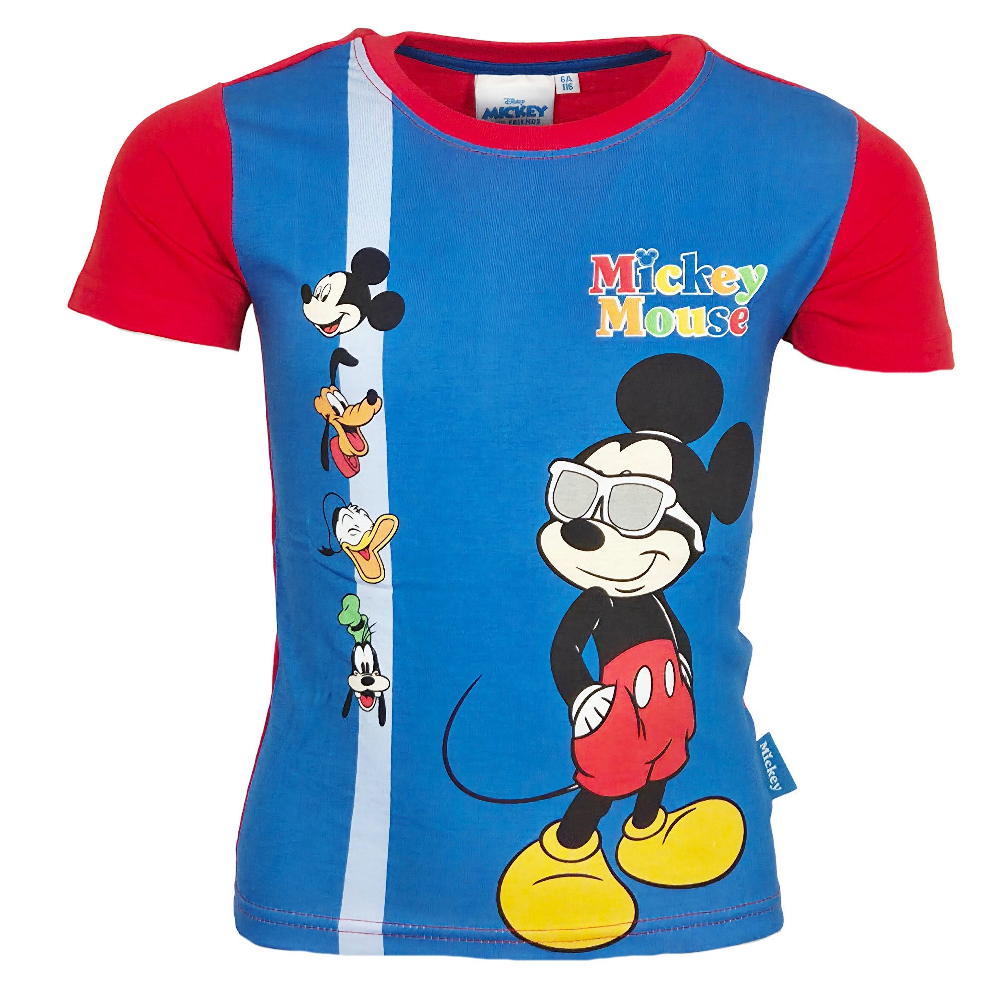 Print-Shirt Disney Mickey Maus Kinder Jungen T-Shirt kurzarm Shirt