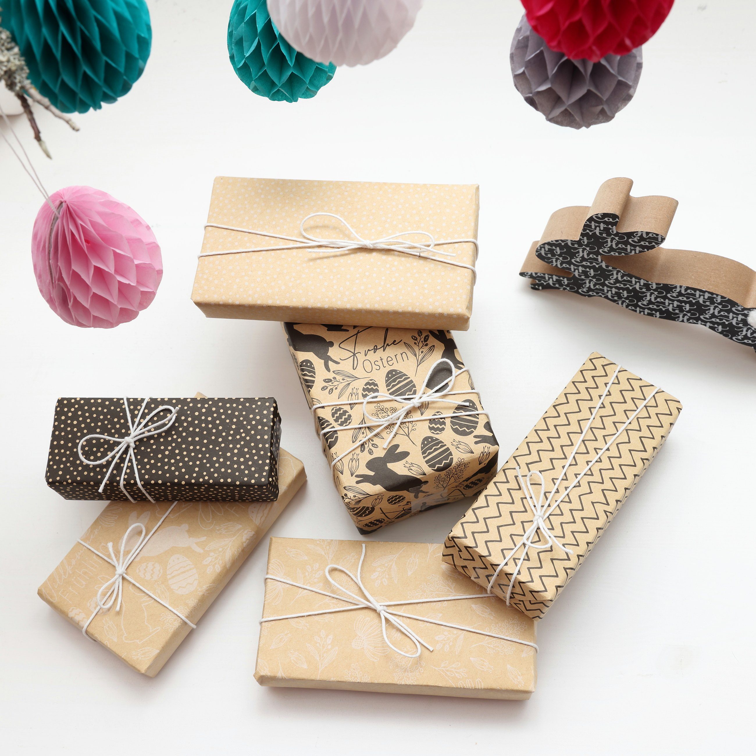 PAPIERDRACHEN Geschenkpapier Geschenkpapier Set 1 zu Ostern