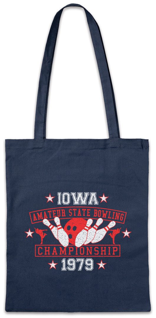 Beuteltasche Iowa Amateur State Bowling Stofftasche Zwei Trottel auf der