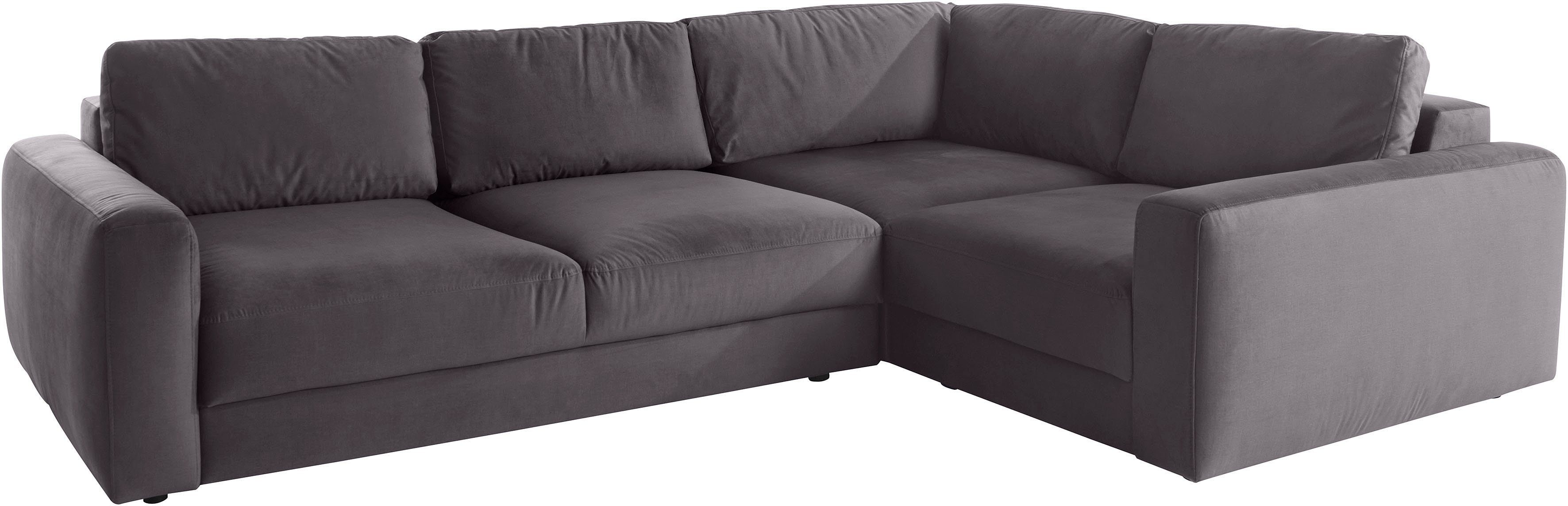 Home affaire Ecksofa Bloomfield, Mega Polsterecke, Breite 289cm, viel Platz, L-Form, In verschiedenen Größen