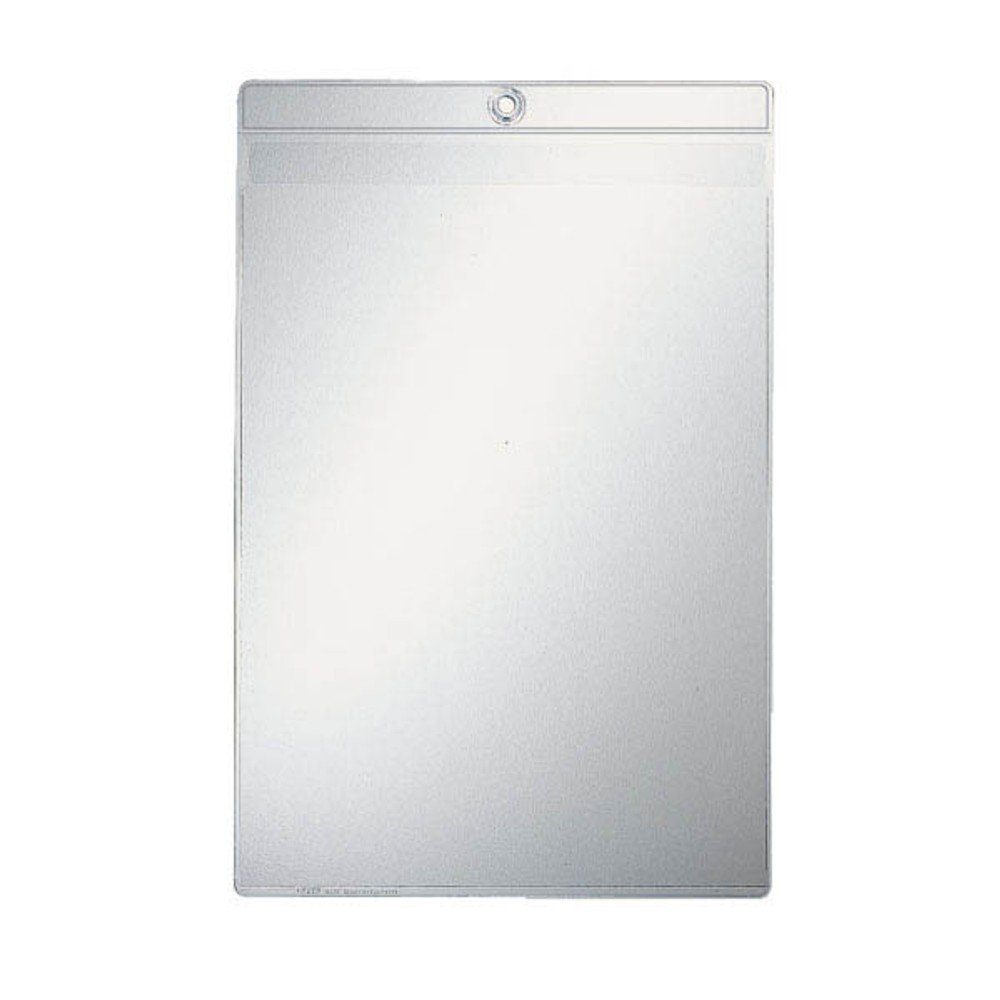 Prospekthülle 50x Leitz 4095-00-00 Sichttasche A5 PVC genarbt mit Öse farblos