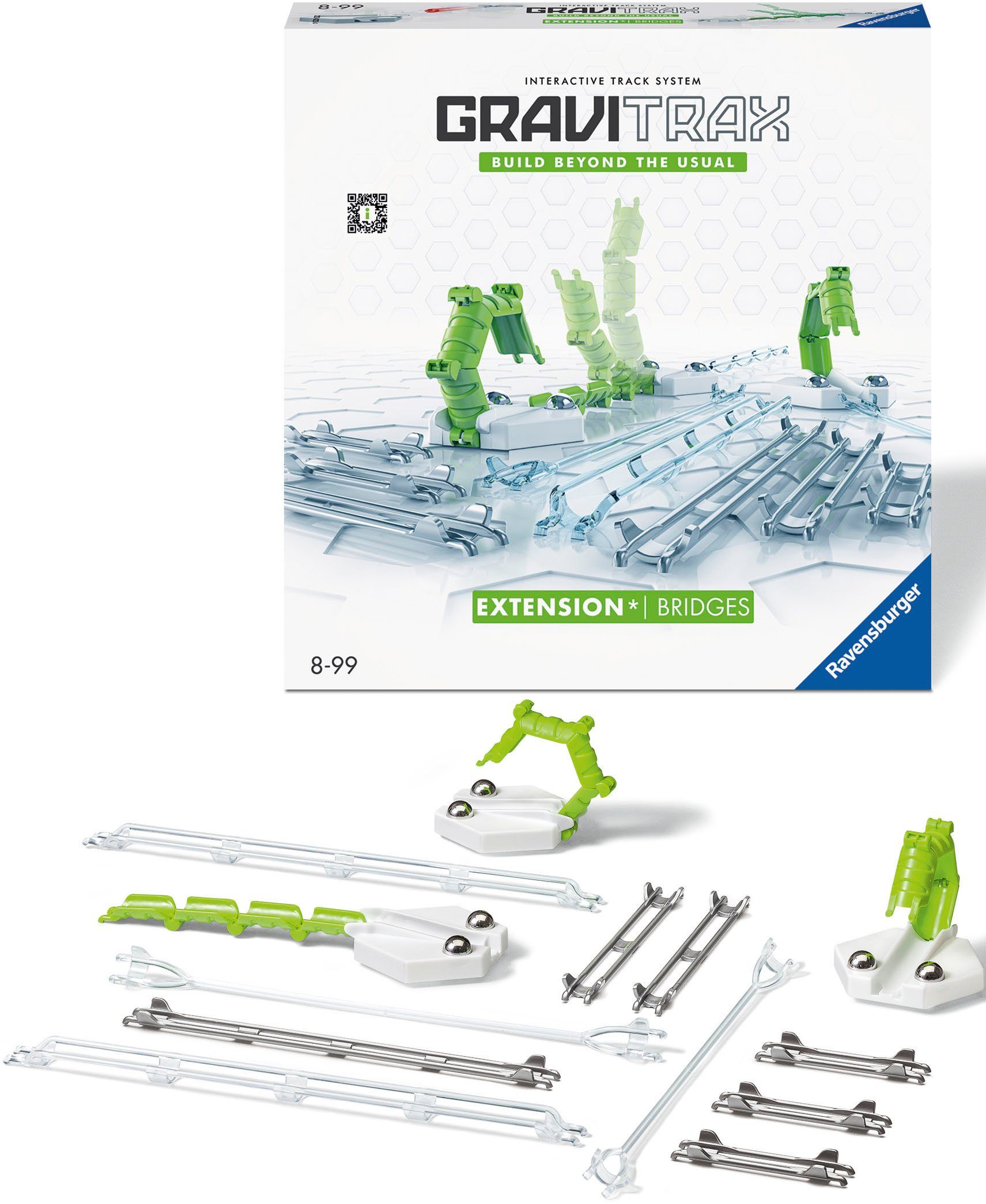 Ravensburger Kugelbahn-Bausatz GraviTrax Extension Bridges, Made in Europe