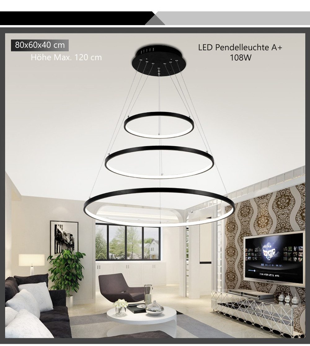 Eurotondisplay LED Pendelleuchte LED Pendelleuchte 2130 LED Hängelampe mit günstig online kaufen