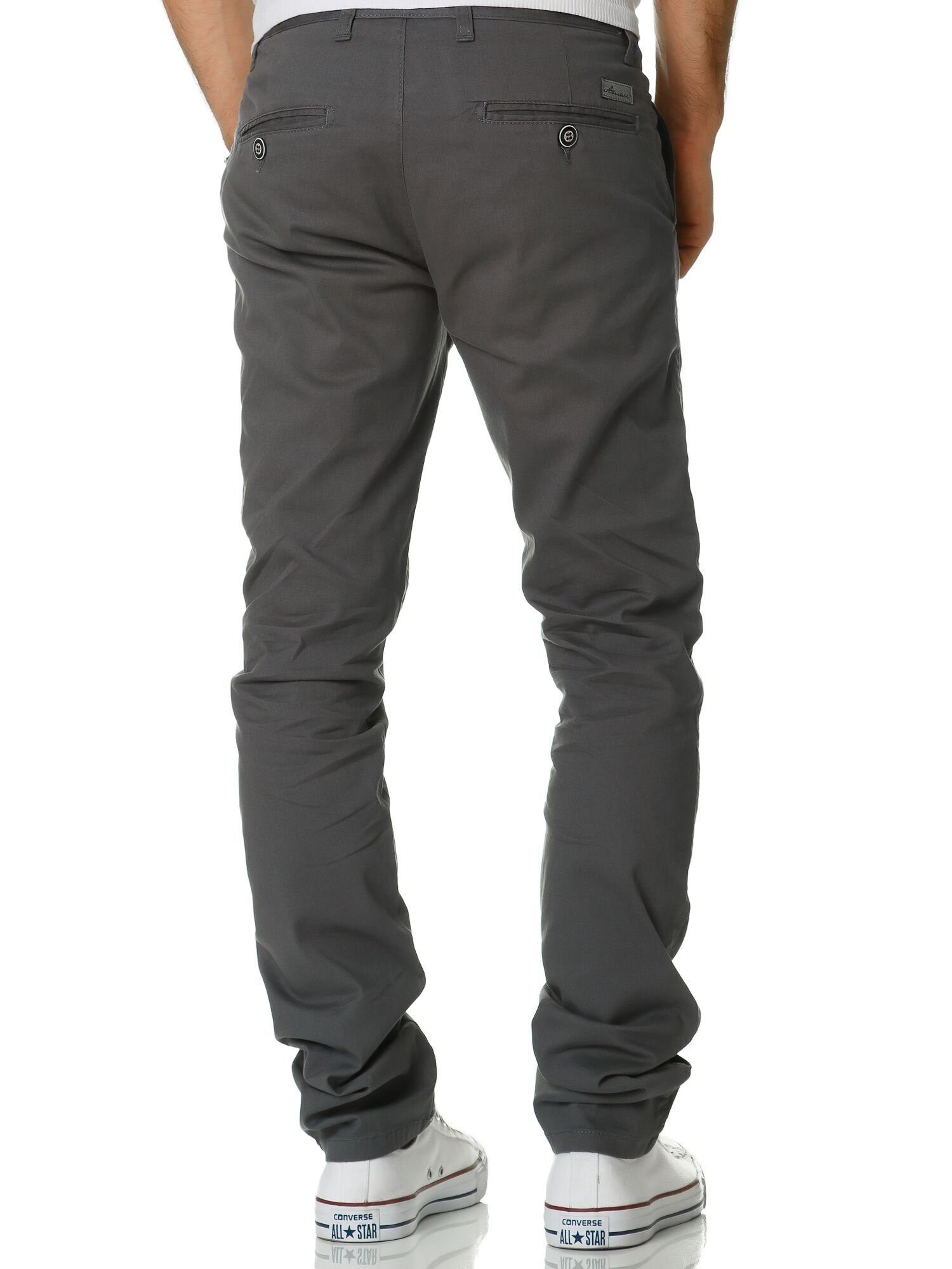Amaci&Sons Chinohose WASHINGTON Slim Fit Chino mit Stretch Herren Regular Slim Stretch Chino Hose Fit