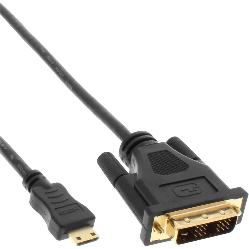- Mini-HDMI Adapter - schwarz HDMI-Kabel