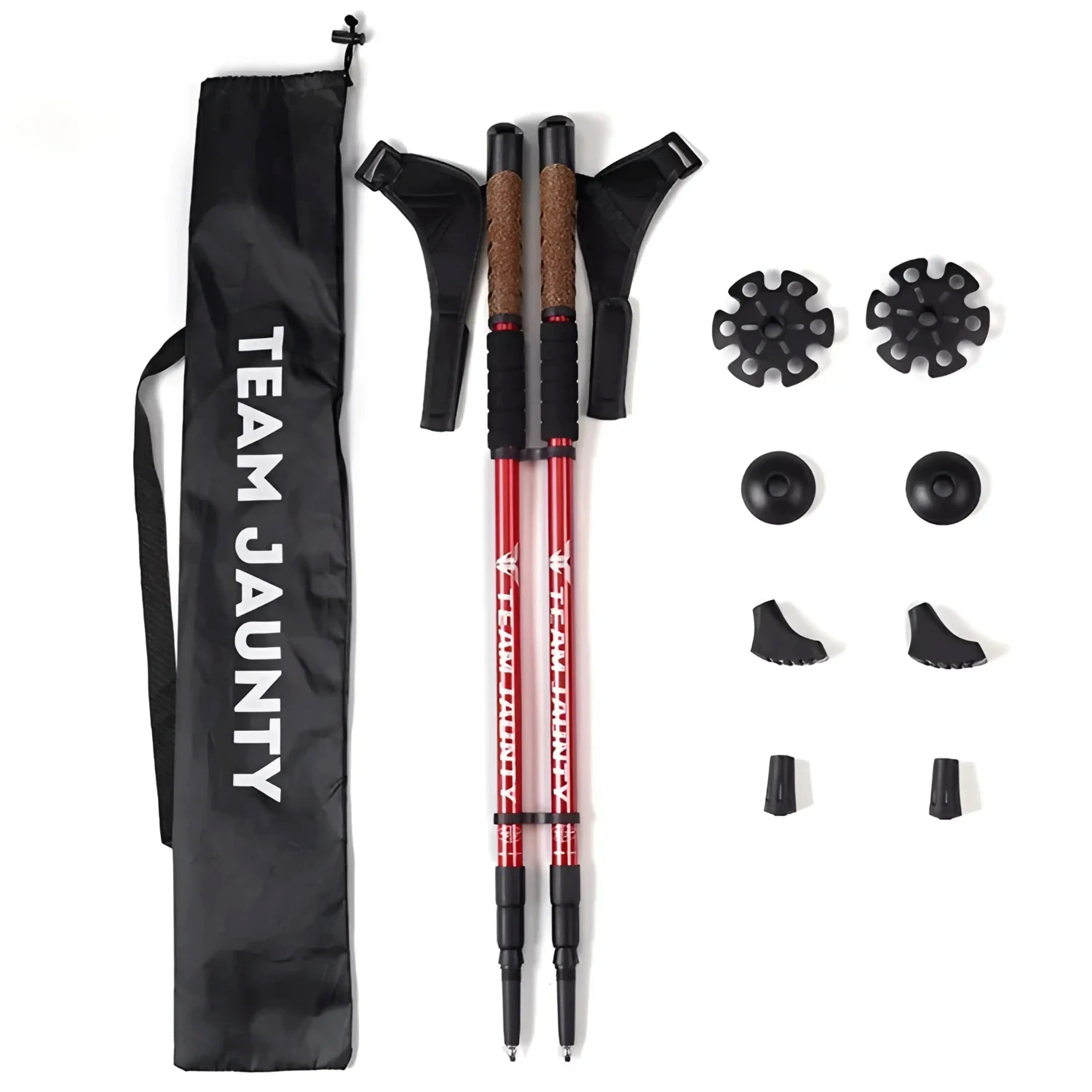 Sport-Knight® Wanderstöcke Nordic Walking Faltbare ergonomische Wanderstöcke, Aluminium Legierung