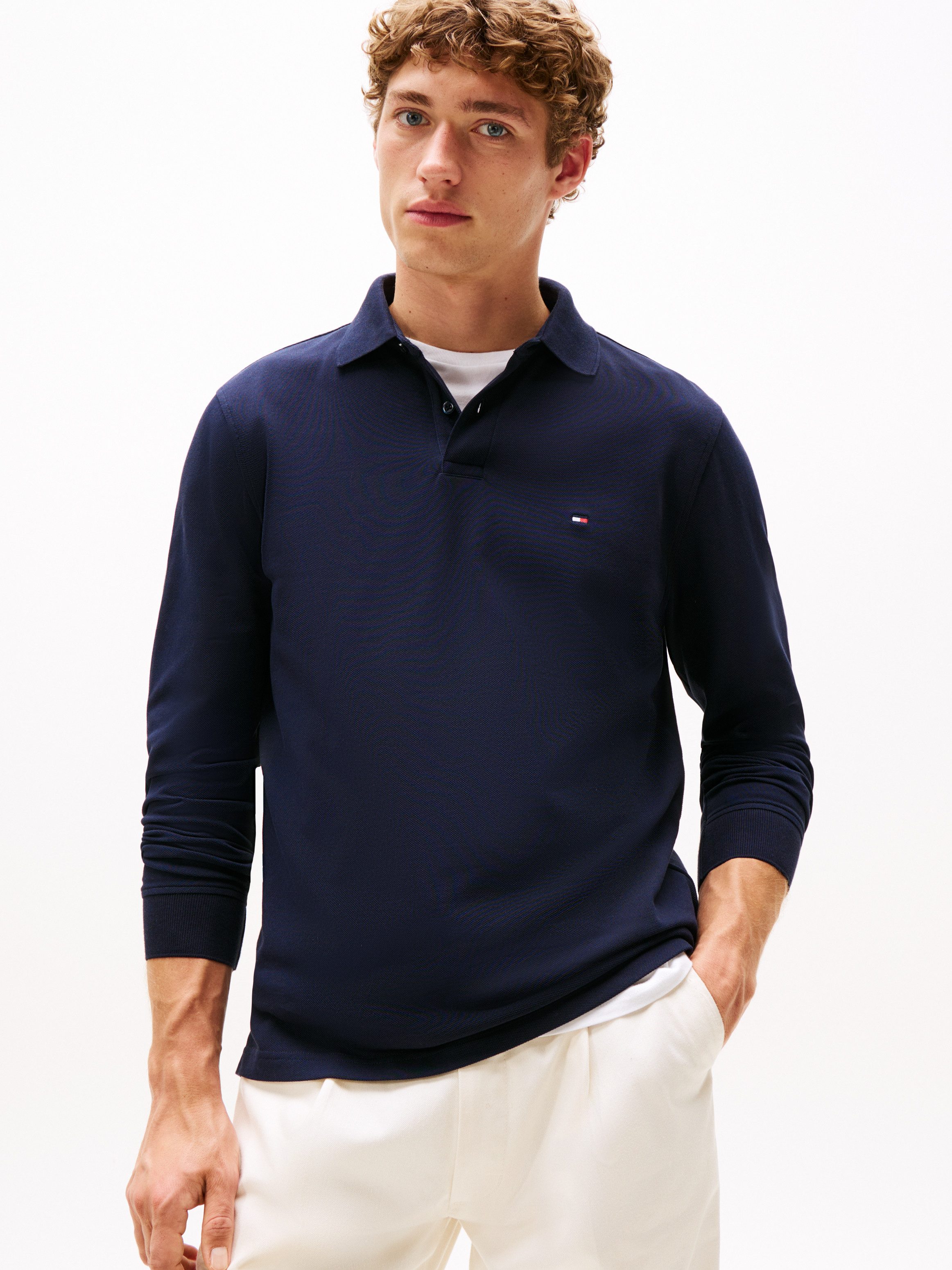 Tommy Hilfiger Langarm-Poloshirt 1985 REGULAR LS POLO