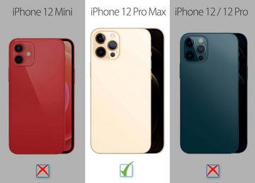 MyGadget Handyhülle Handykette für Apple iPhone 12 Pro Max, TPU Hülle mit Handyband zum Umhängen Kordel Schnur Case Schutzhülle