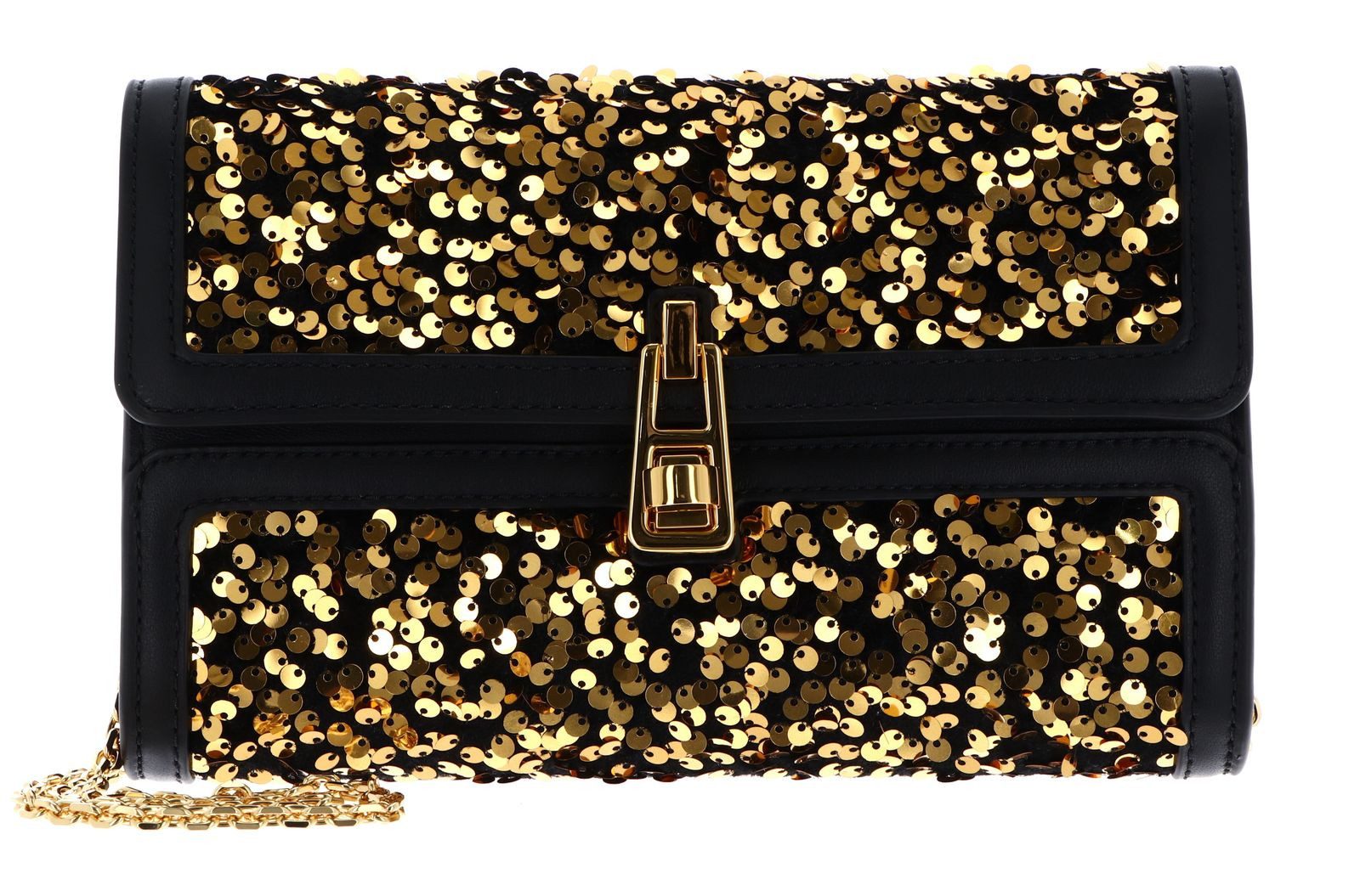 COCCINELLE Clutch 2Nite Paillettes Clutch, aus echtem Rindsleder