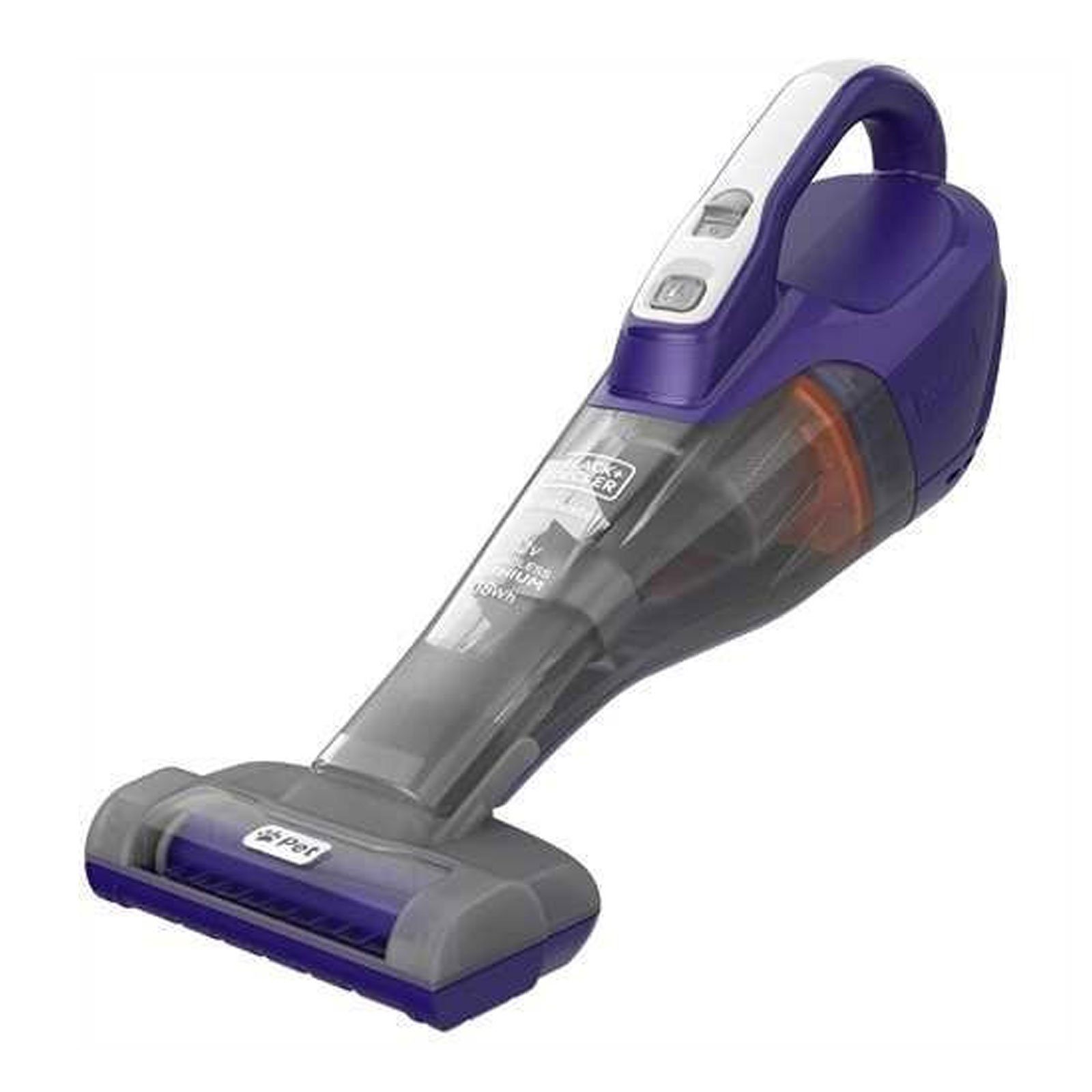 der 22 Dustbuster aufgeladen Decker Smart Tierhaar, ist Eco 6 W, in Schmutzfangbehälter, Black Akkustaubsauger 12V DVB315JP Eco & Smart Ladetechnologie, Handstaubsauger Mit der Akku Lithium-Akku, Ladetechnologie Std.