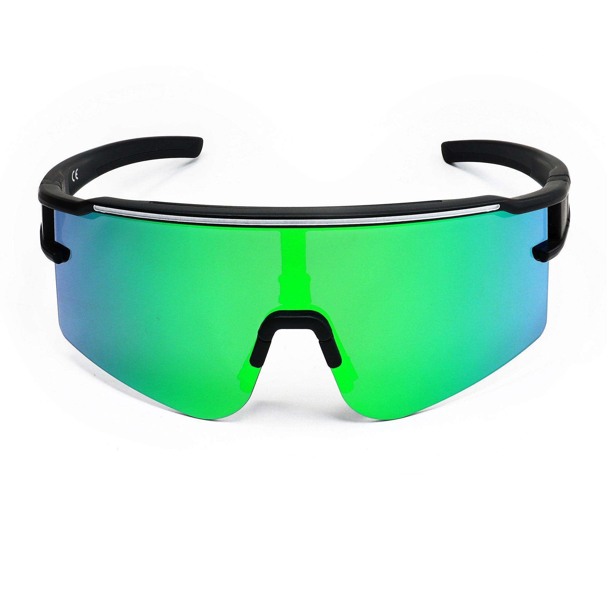 YEAZ Sportbrille SUNTHRILL SET Glaswechselsystem mit magnetischem sport-sonnenbrille grün weiß/blau, schwarz Sport-Sonnenbrille 
