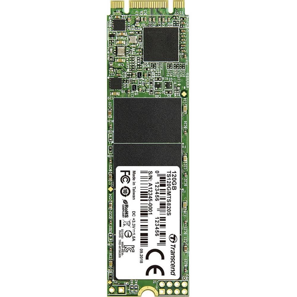 Transcend SSD M.2 MTS820 120GB TLC SSHD-Hybrid-Festplatte