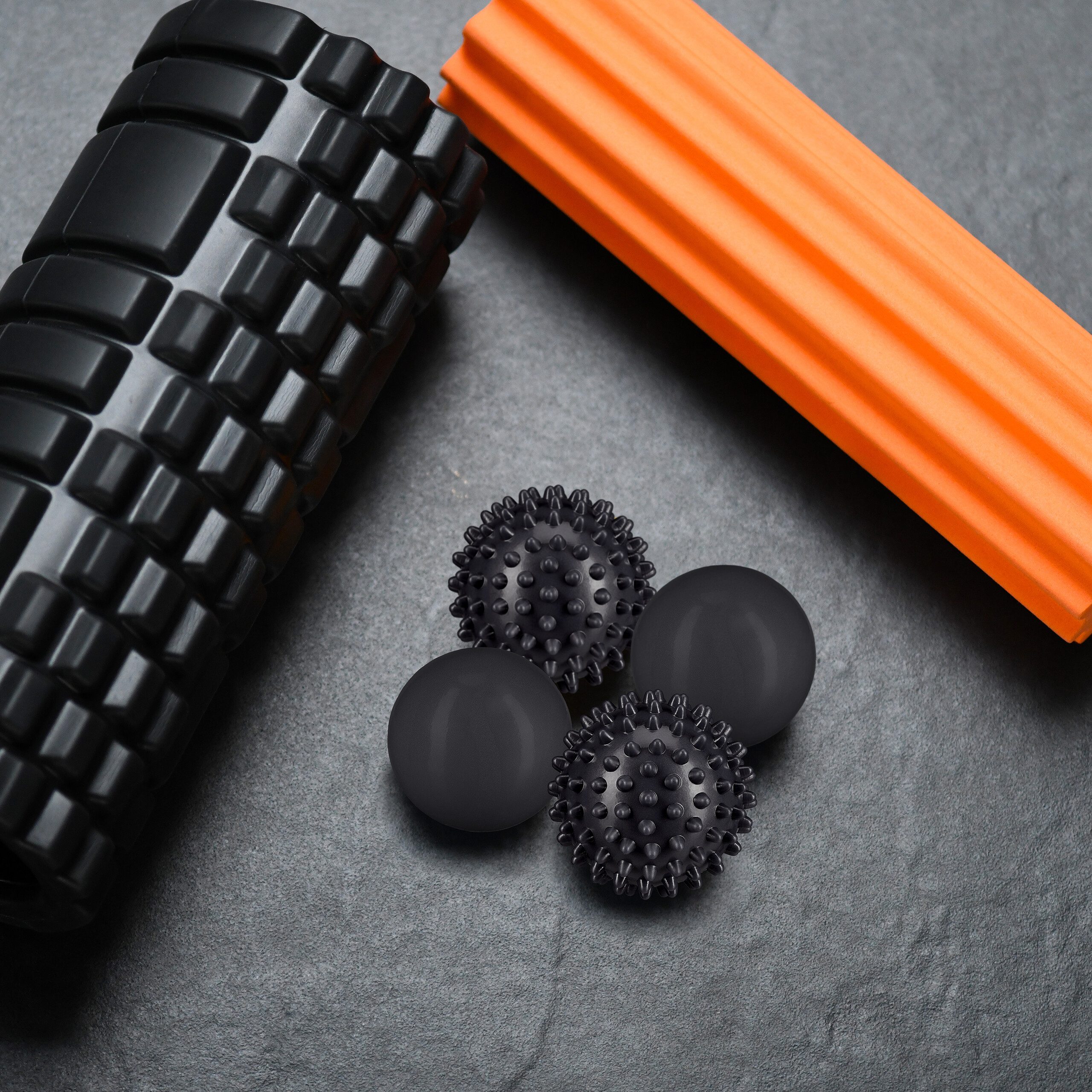 relaxdays Massagerolle Massageball 4er Set (4-tlg)