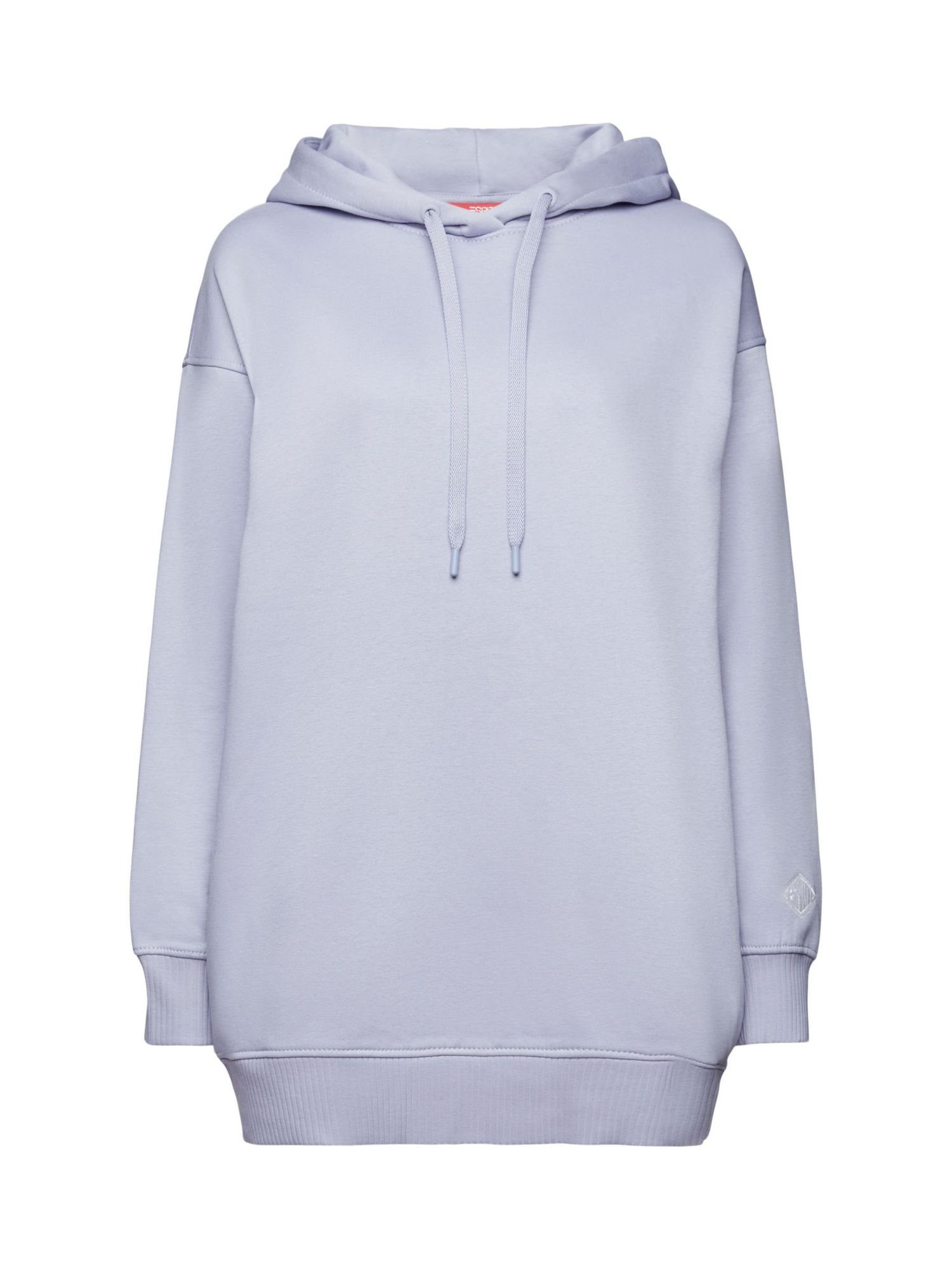 Esprit Sweatshirt Oversize-Hoodie aus Baumwollfleece (1-tlg) LIGHT BLUE LAVENDER