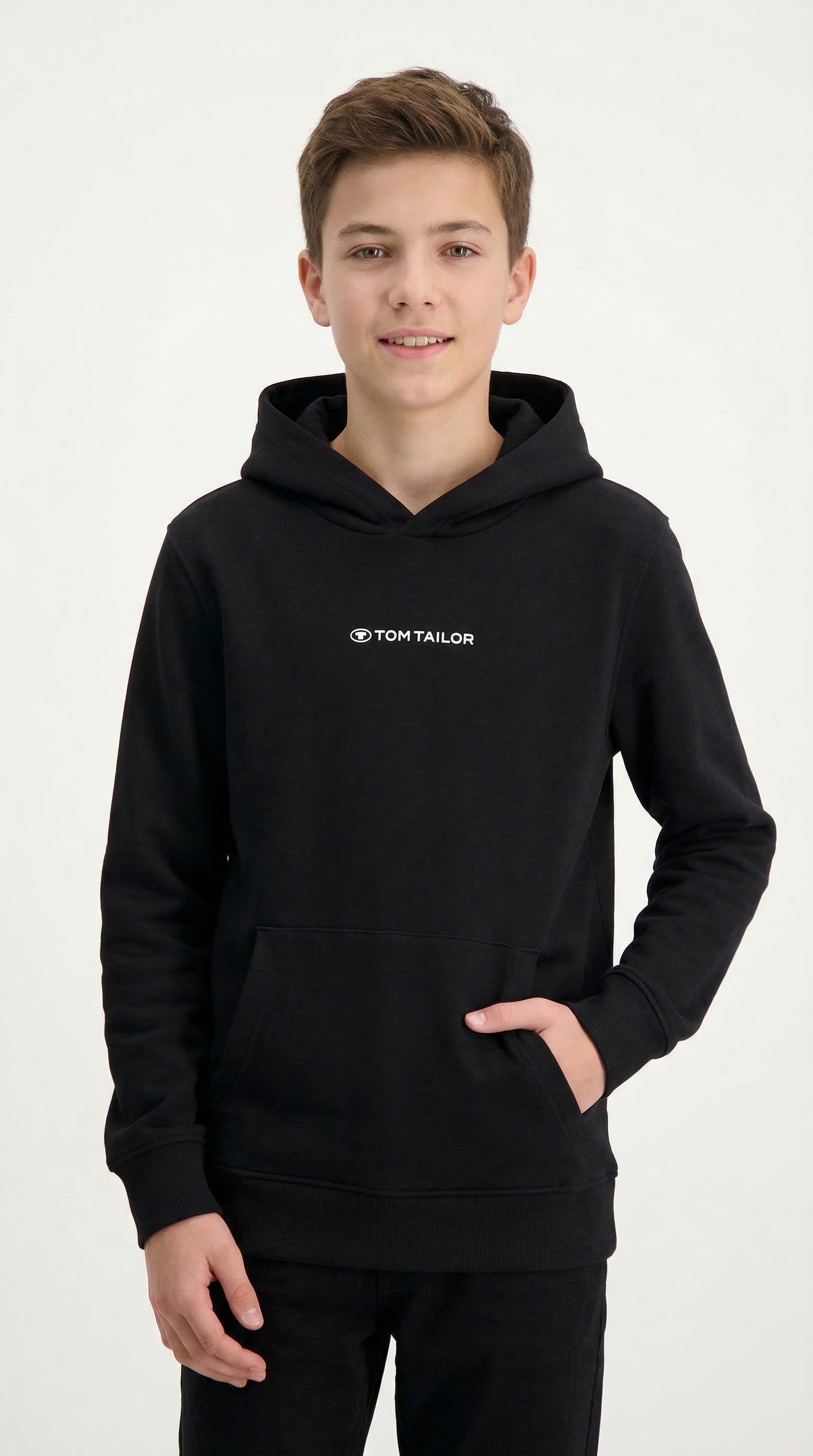 TOM TAILOR Hoodie mit Logo-Print
