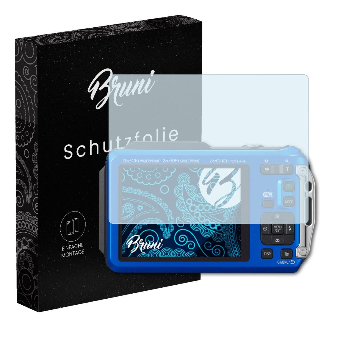 Schutzfolie Glasklare Displayschutzfolie für Lumix DMC-TS6