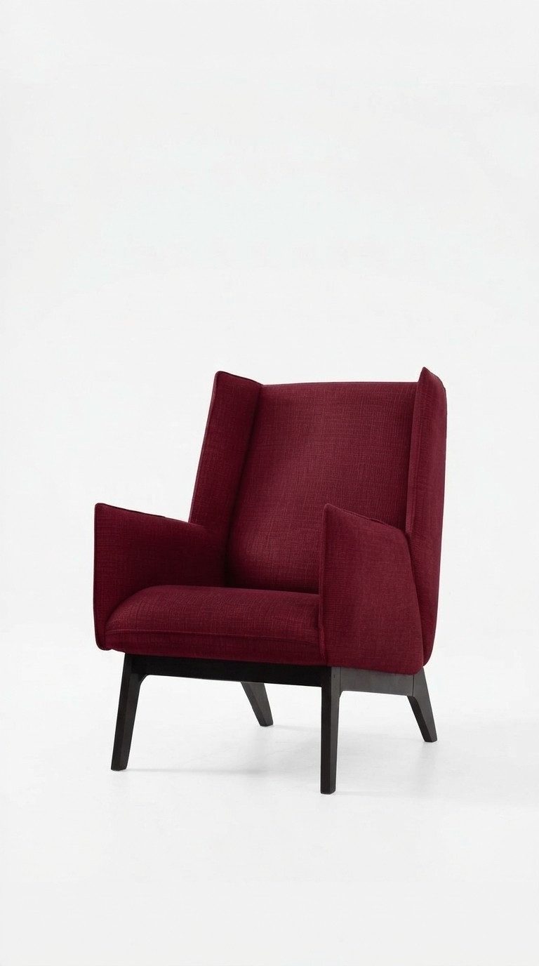 Xlmoebel Ohrensessel Cocktailsessel Grau aus Stoff im modernen Design für Wohnzimmer (1-St., Cocktailsessel Grau), Made in Europa
