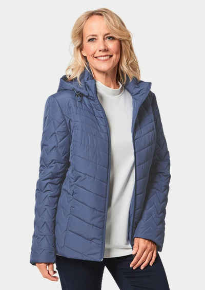 GOLDNER Steppjacke Figurfreundliche Steppjacke mit Kapuze