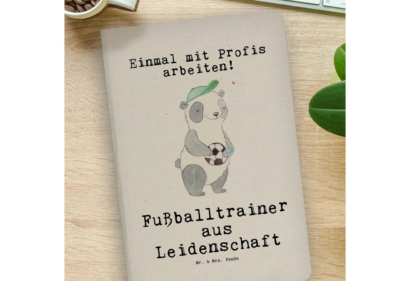 Thumbnail - Mr. & Mrs. Panda Notizbuch Fußballtrainer Leidenschaft - Transparent - Geschenk, DIN A4 Bullet J Mr. & Mrs. Panda, Bezau...