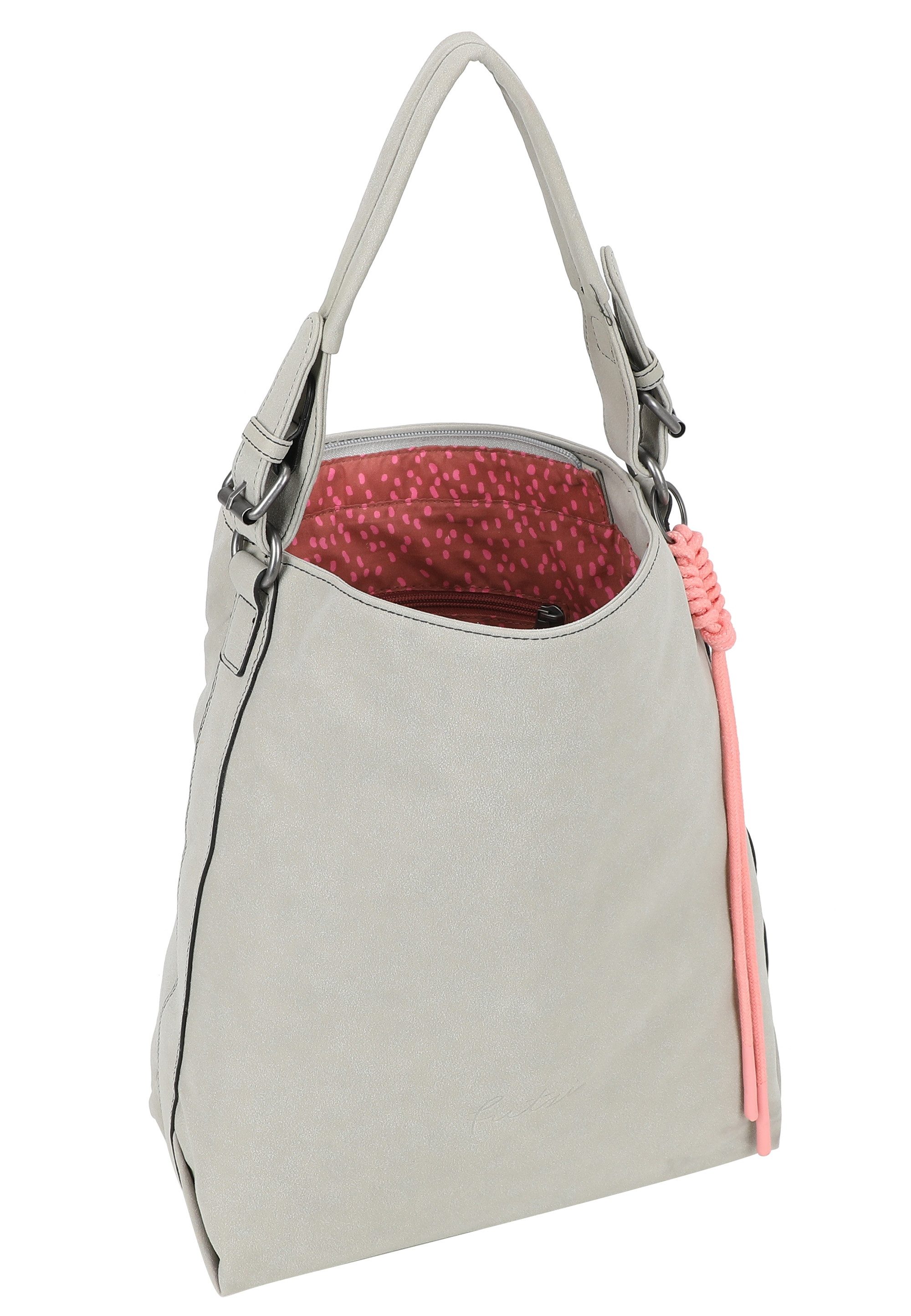 Fritzi aus Preußen Schultertasche Jacky Black, mit Reißverschluss