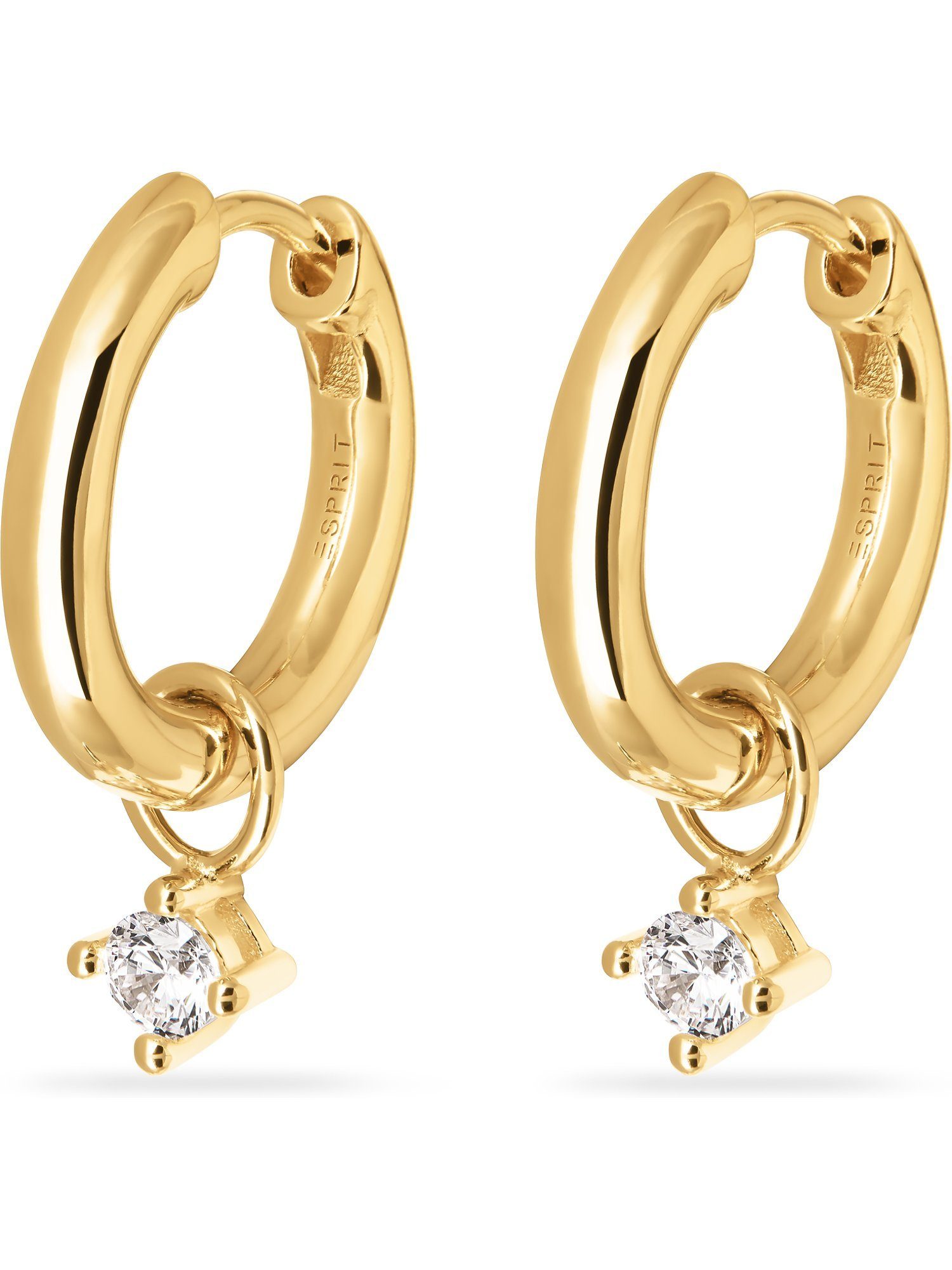 Esprit Paar Creolen ESPRIT Damen-Creolen 925er Silber 2 Zirkonia (Paar), Be günstig online kaufen