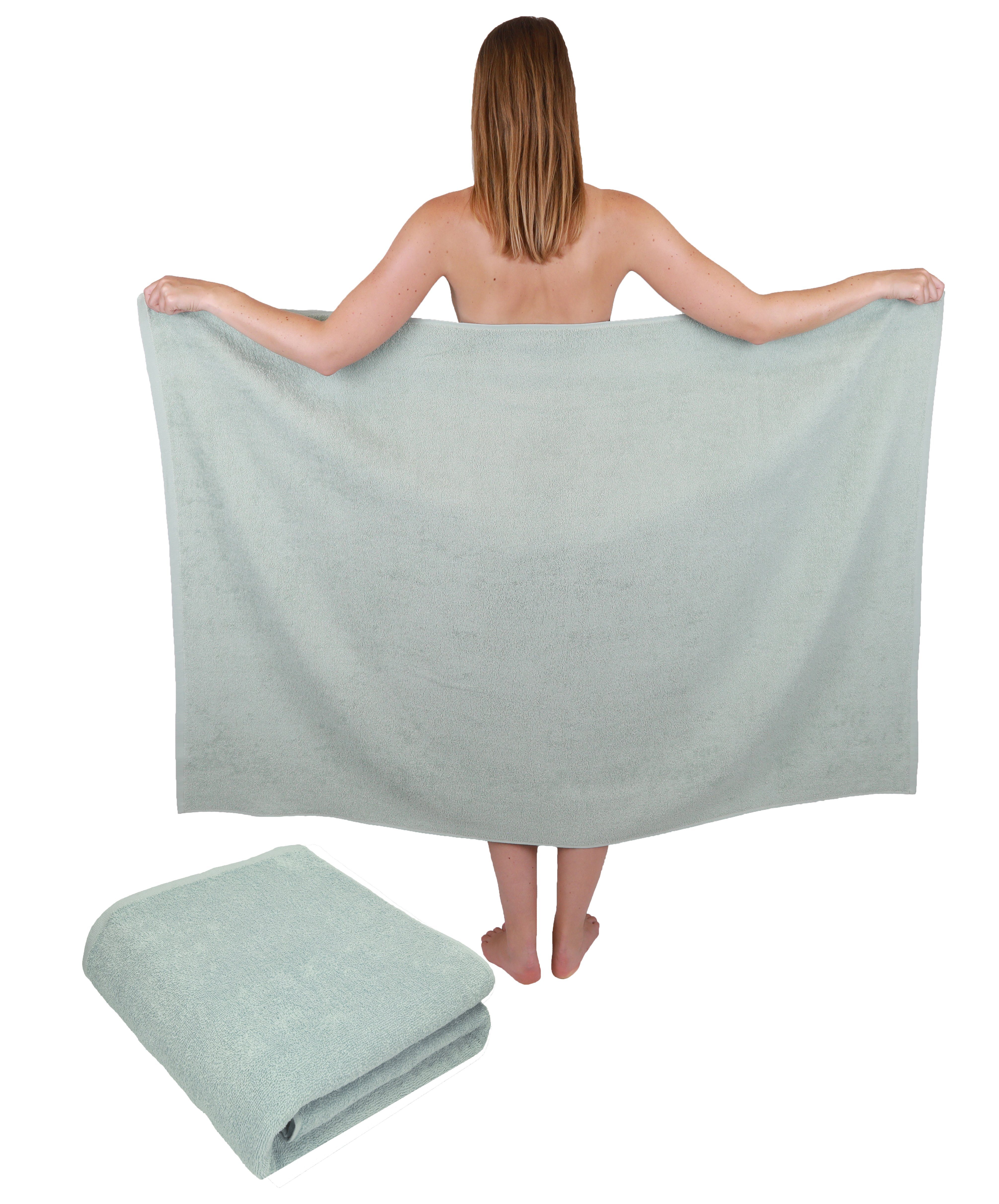 Betz Badetuch 2 Stück Maxi Duschtücher XXL Berlin Größe 100x150cm, 100% Baumwolle