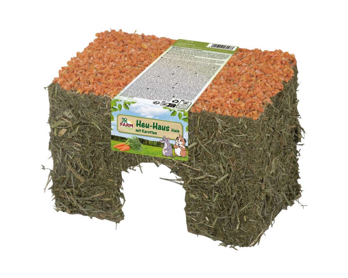 JR Farm Heu-Haus Karotte klein 75 g, Snack für: Kleintier