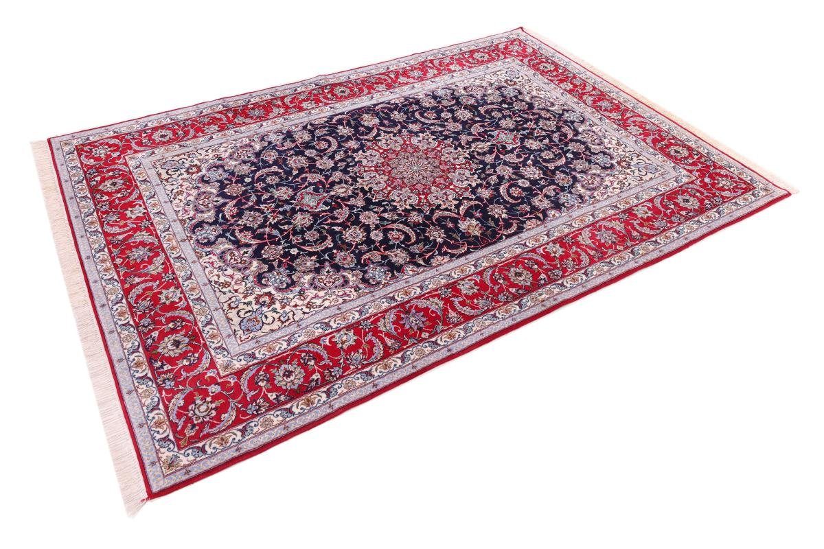 Orientteppich Isfahan 210x305 Handgeknüpfter Orientteppich rechteckig, Nain Höhe: / Trading, 8 Perserteppich, mm