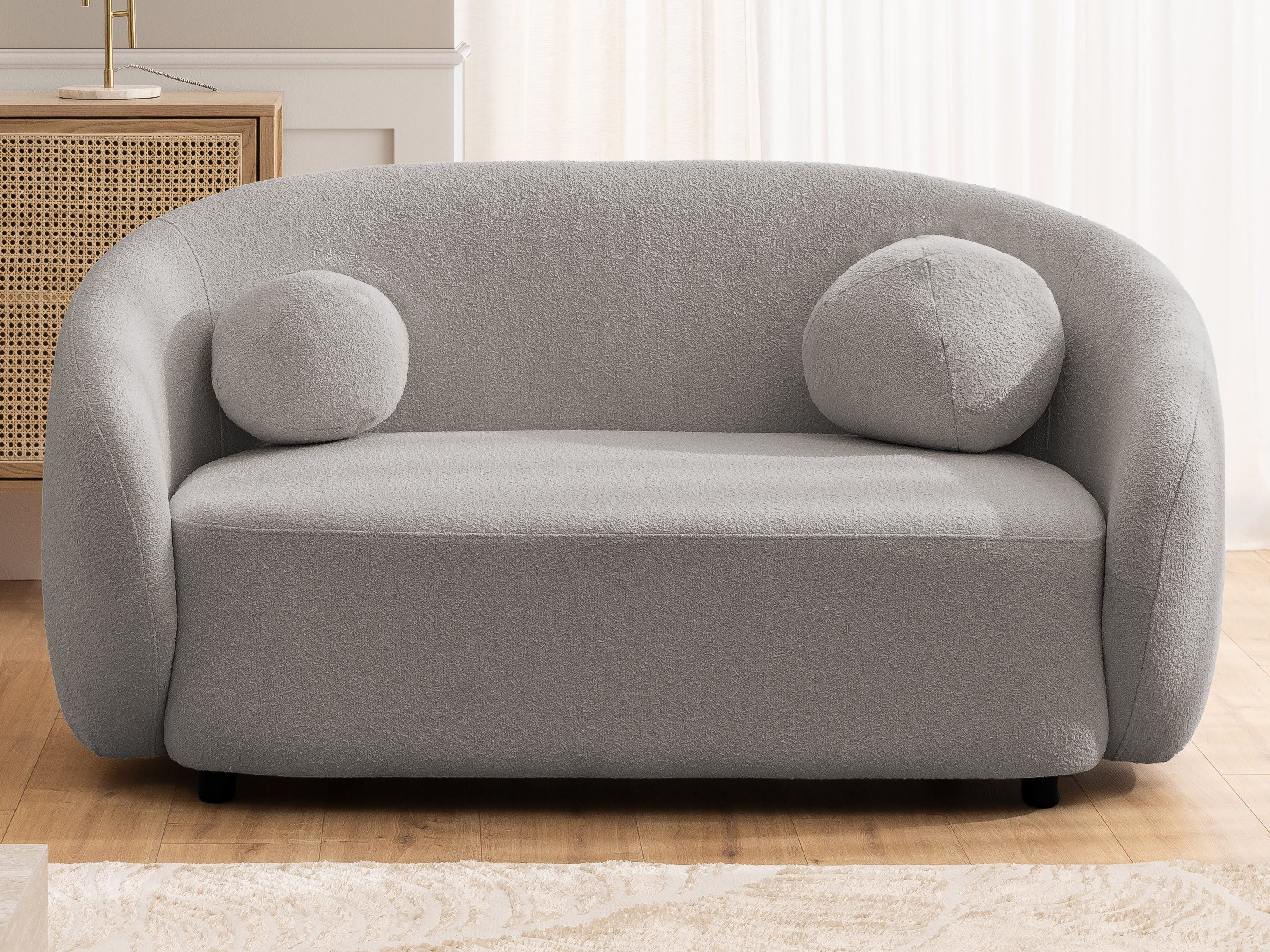 S-Style Möbel 2-Sitzer Roundi Bouclé, Luxus günstig online kaufen
