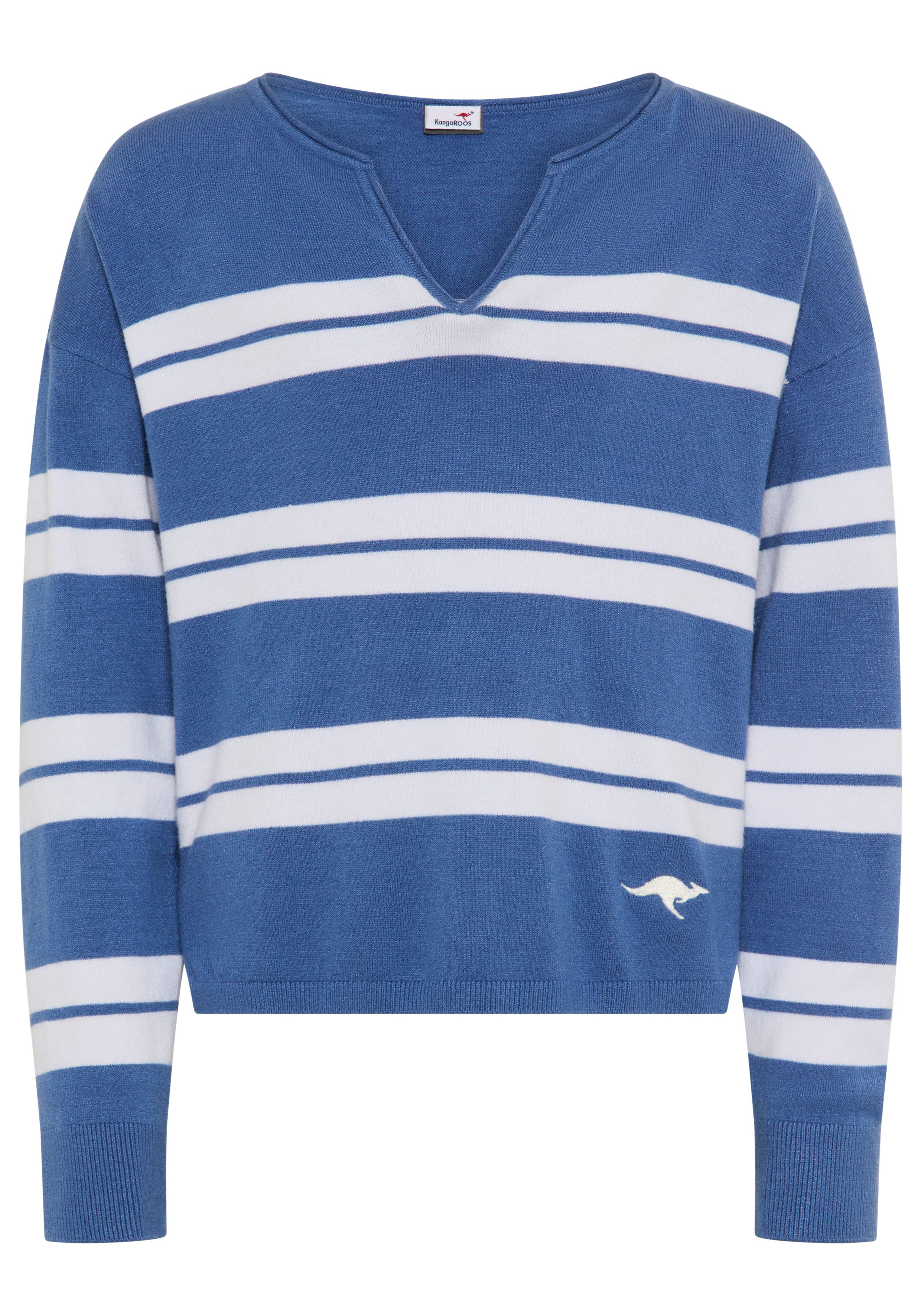 KangaROOS Strickpullover Kuschelweicher Ringelpullover Weicher Ringelpullov günstig online kaufen