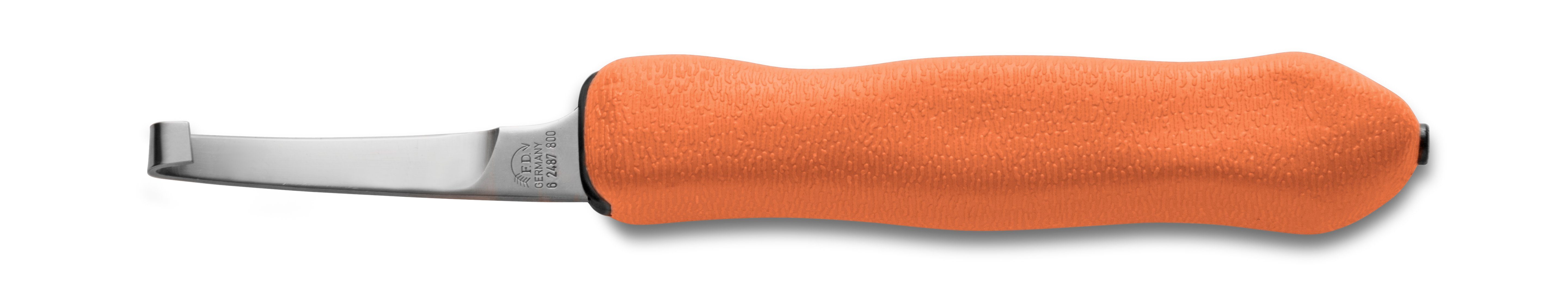Pfotenschutz F. DICK Klauenmesser Hufmesser EXPERT-GRIP 2K 2487, links-lang-schmal
