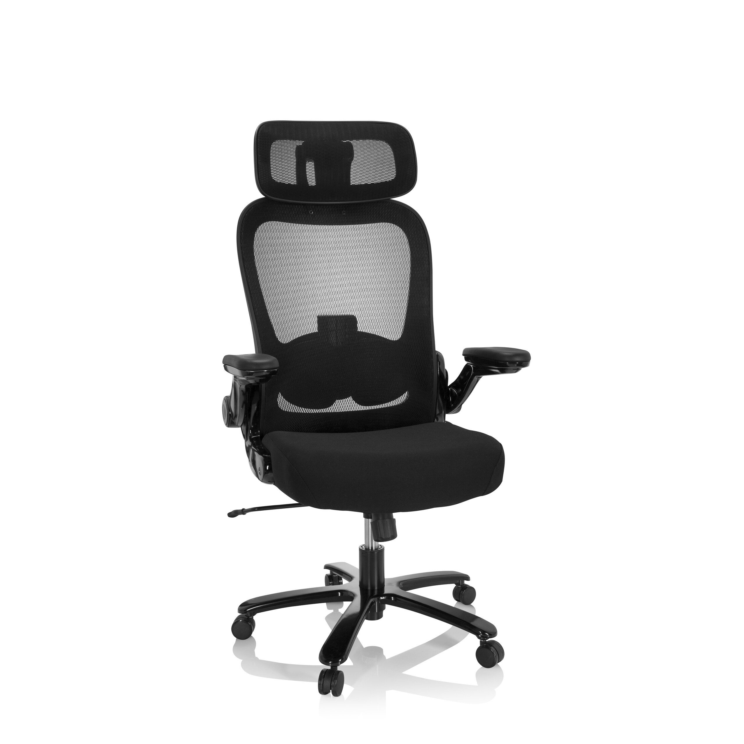 hjh OFFICE Drehstuhl XXL Drehstuhl INSTRUCTOR SW I PRO (1 St), XXL Chefsessel Bürostuhl ergonomisch
