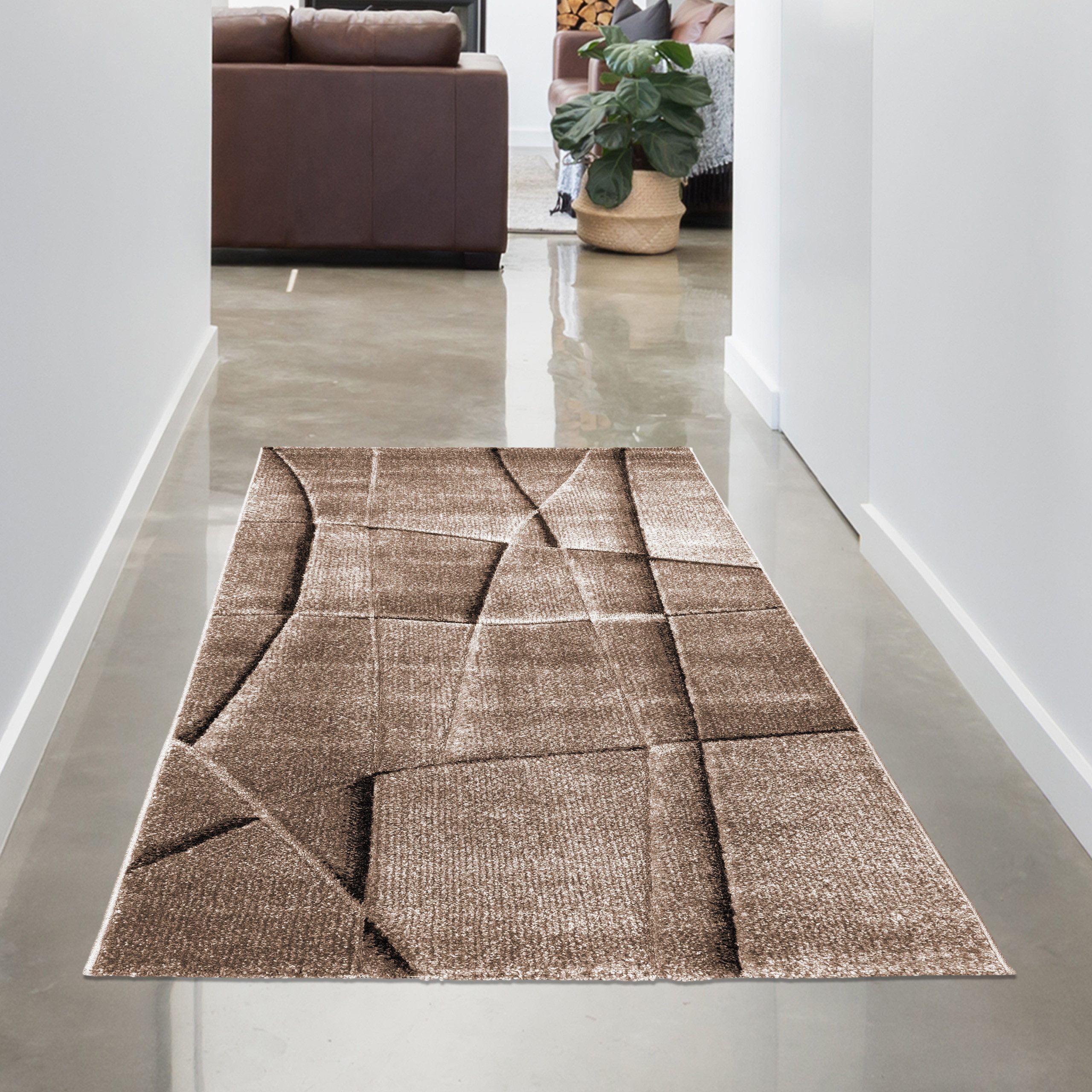 Carpetia Teppich Moderner Teppich Stilvolle für Wohnräume im 3D-Design in B günstig online kaufen