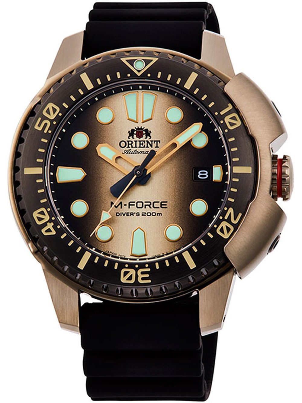 Automatikuhr Orient RA-AC0L05G00B M-Force Automatik Herrenuhr 45mm 20ATM Orient RA-AC0L05G00B M-Force Automatik Herrenuhr 45mm 20ATM