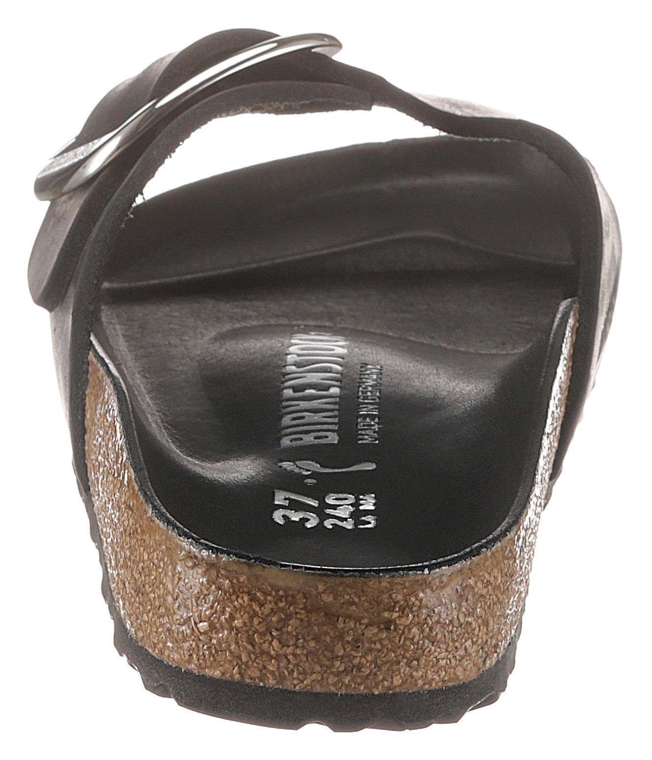 Birkenstock MADRID BIG BUCKLE Pantolette mit ergonomisch geformtem Fußbett, günstig online kaufen