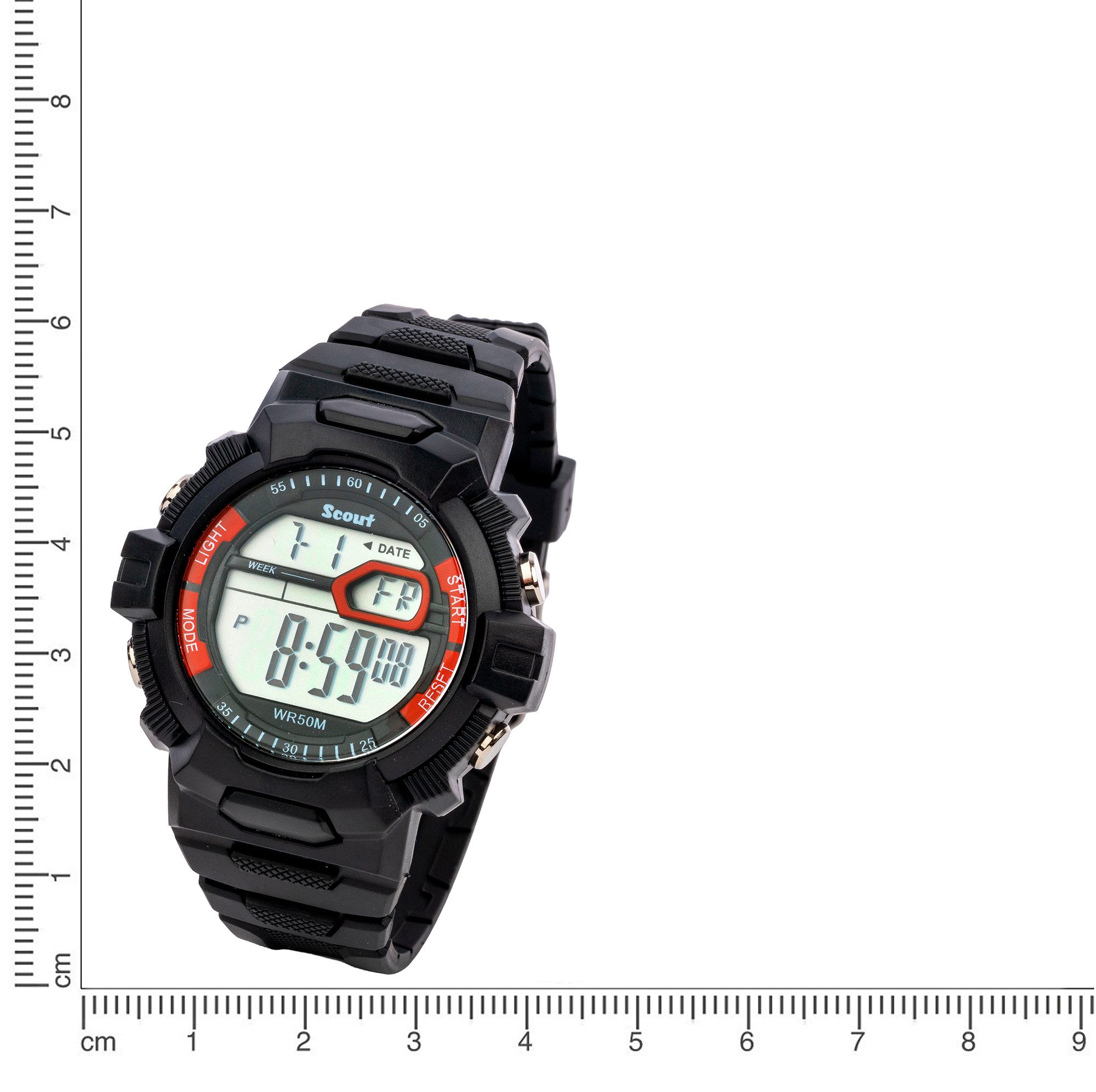 Scout Chronograph The Digi 165000001, Armbanduhr,Quarzuhr, Kinderuhr,Mädchen,Jungen,Geschenkidee,Jugendliche – Bild 2 von 3