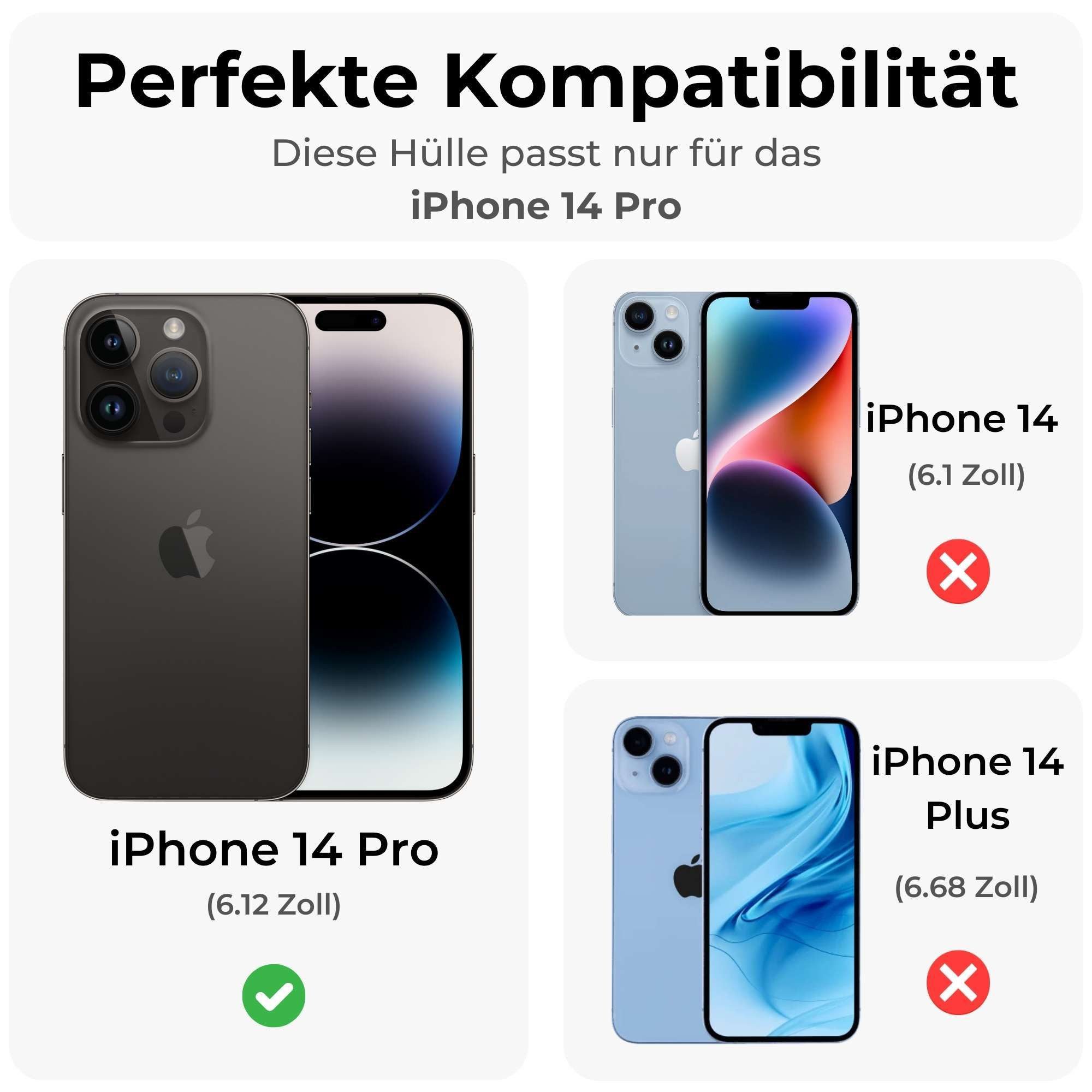 betterfon Handyhülle für Apple iPhone Schutzhülle Case, Magnetisches Laden, mattes Design, kratzfest & stoßfest verarbeitet