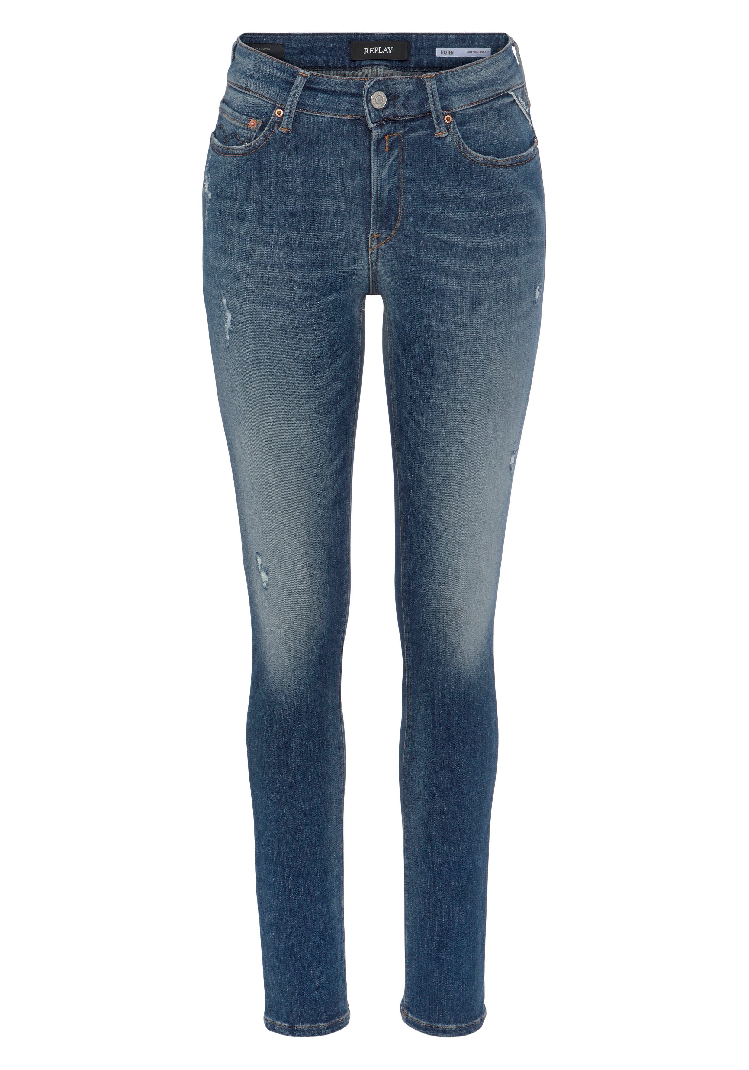 [Schauen Sie sich neue Artikel an!] Replay Skinny-fit-Jeans LUZIEN