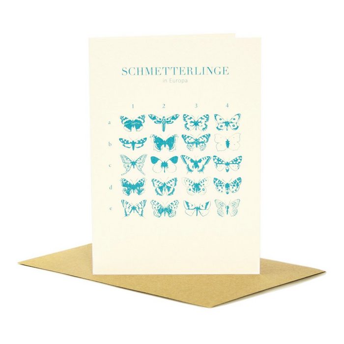 Bow & Hummingbird Grußkarte »Grußkarte Schmetterlinge in Europa«