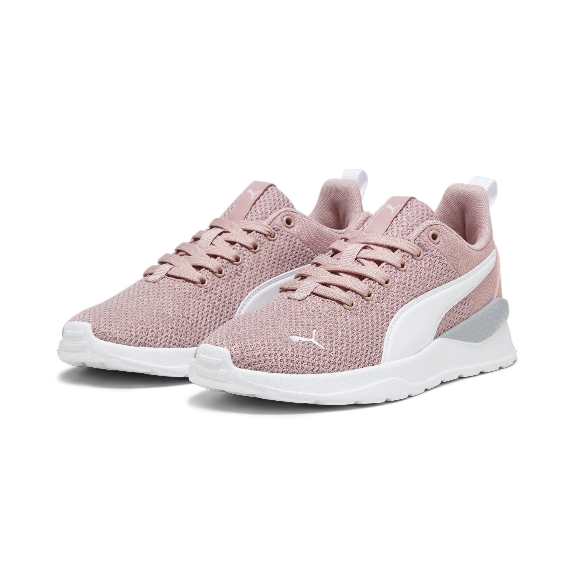 Jugendliche PUMA Pink Peach Sneakers Laufschuh Anzarun Smoothie Lite White