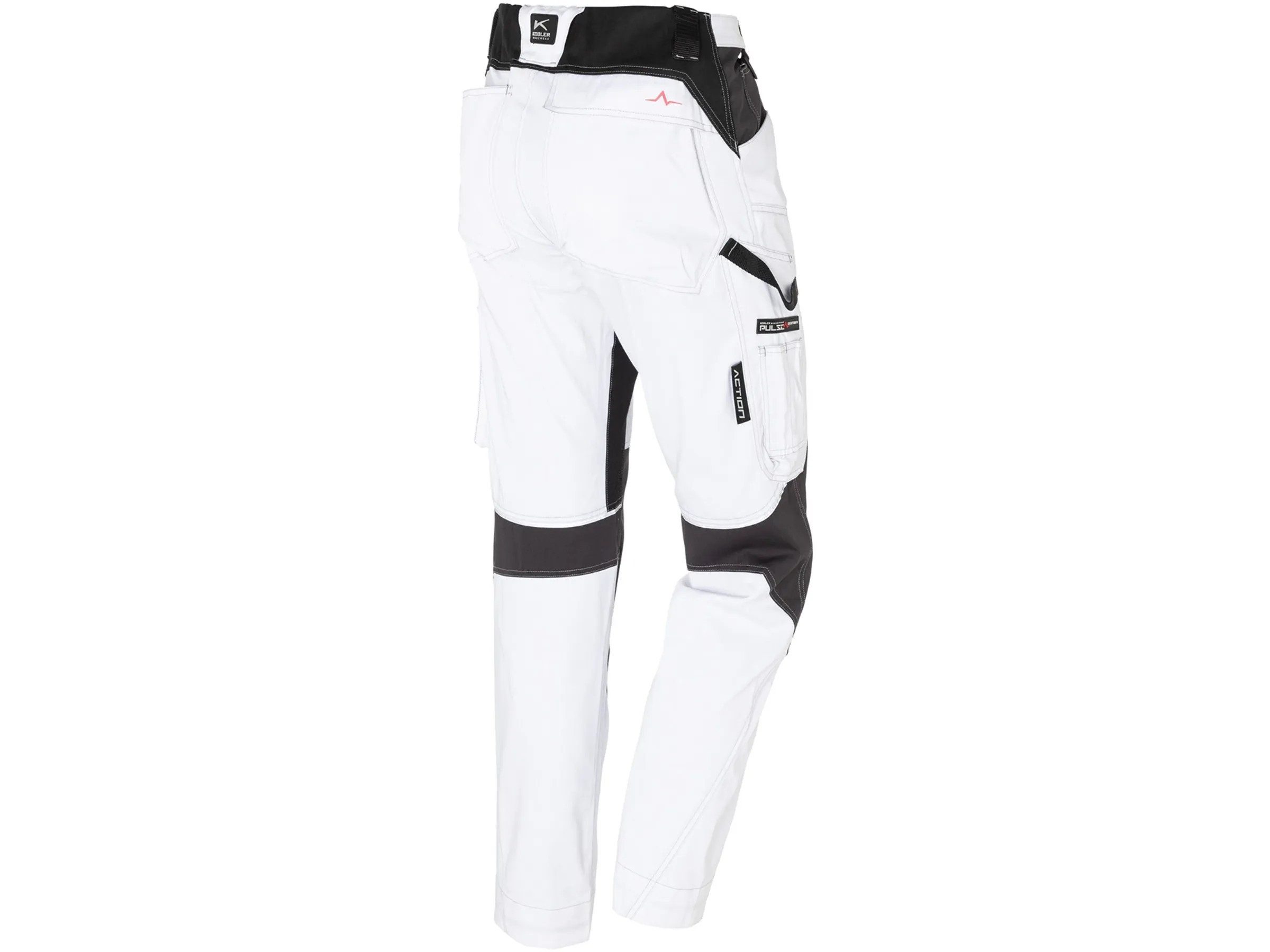 Kübler Arbeitshose workwear Arbeitshose Herren Hose Action weiß/anthrazit – Bild 2 von 2