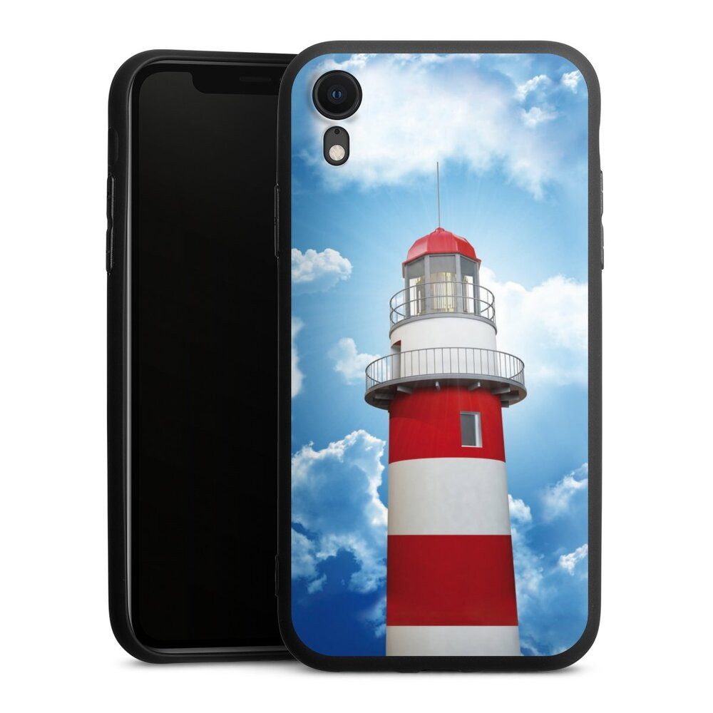 DeinDesign Handyhülle Leuchtturm Wolke Himmel Leuchtturm, Apple iPhone Xr Silikon Hülle Premium Case Handy Schutzhülle