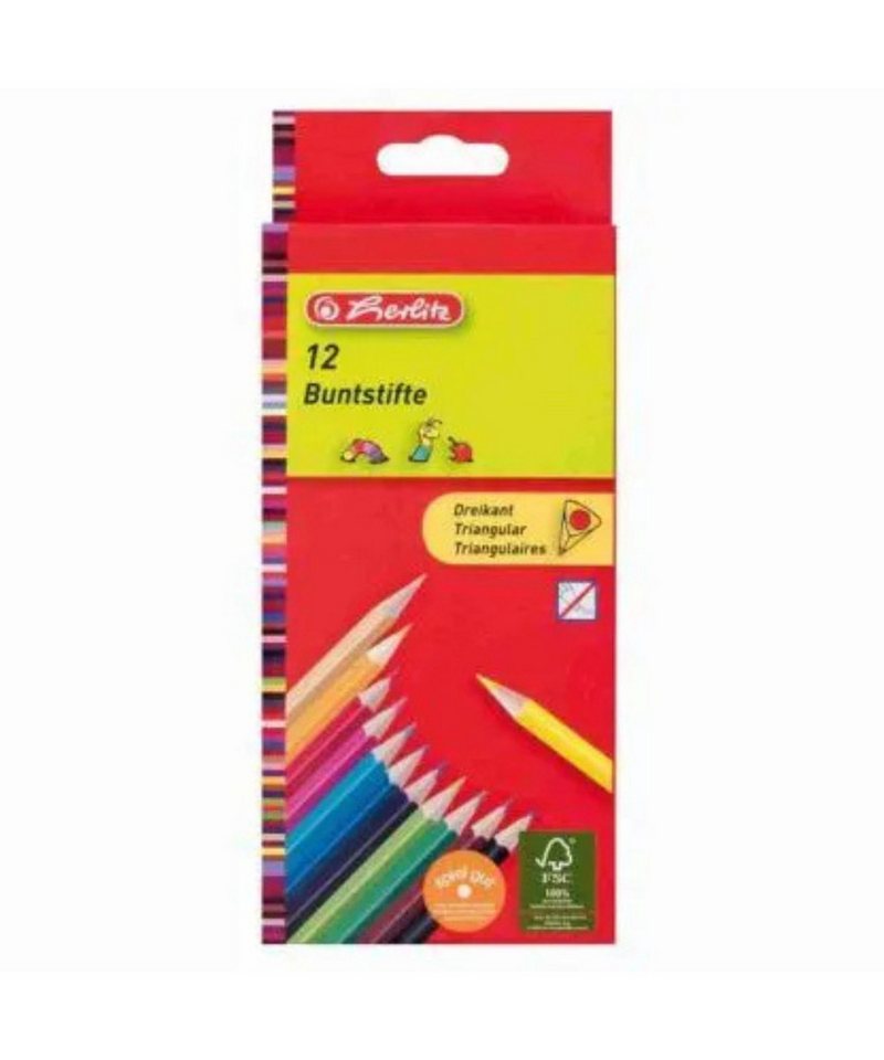 Thumbnail - Herlitz Buntstift herlitz Buntstifte farbsortiert, 12 St., (Packung, Buntstifte)
