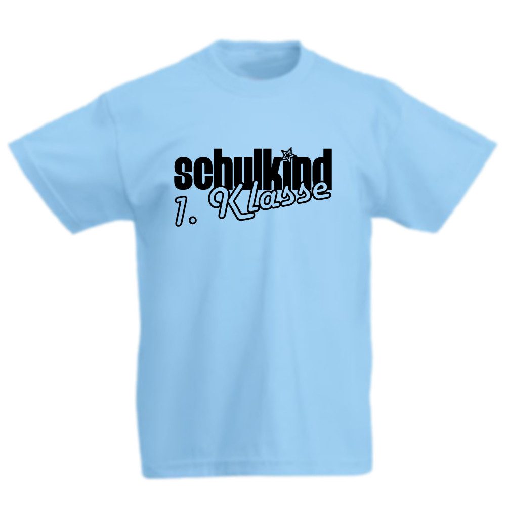 G-graphics T-Shirt Schulkind – 1. Klasse Kinder T-Shirt mit Motiv zur Einschulung